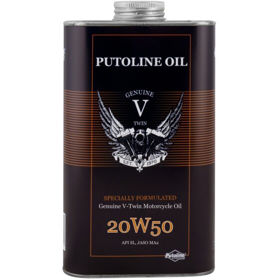Image of 4-Takt Öl 20W50 Putoline Genuine V-Twin vollsynthetisch 1L