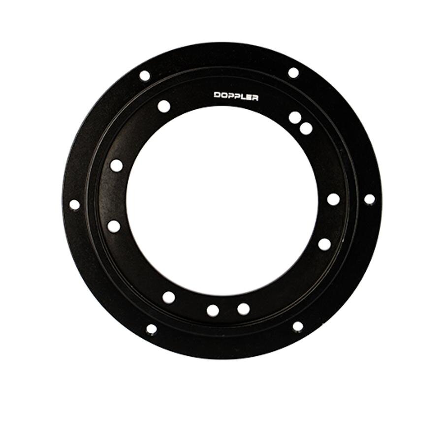 Image of Trägerplatte Kettenrad Doppler Alu CNC schwarz Peugeot 103