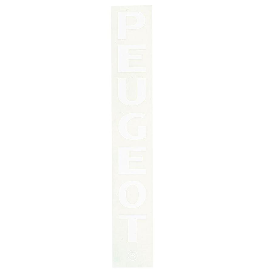 Image of Aufkleber Peugeot (Gabel) 218x35 mm weiß