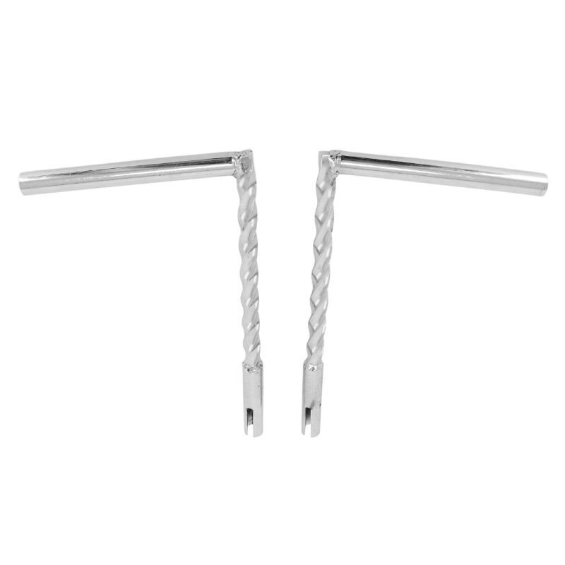 Image of Lenker verdreht H. 340 mm Peugeot 103 chrom