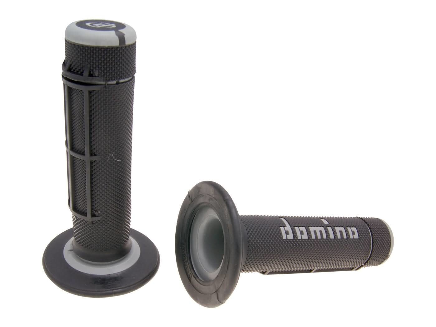 Image of Lenkergriffe Domino A020 2-Komponenten schwarz / grau