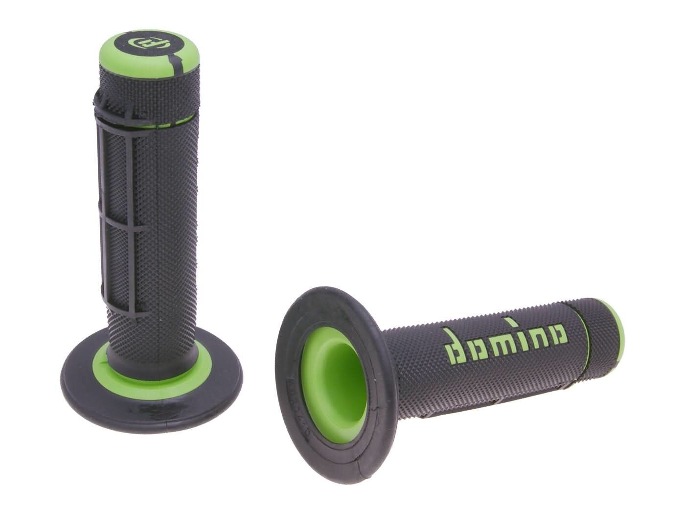 Image of Lenkergriffe Domino A020 2-Komponenten schwarz / grün