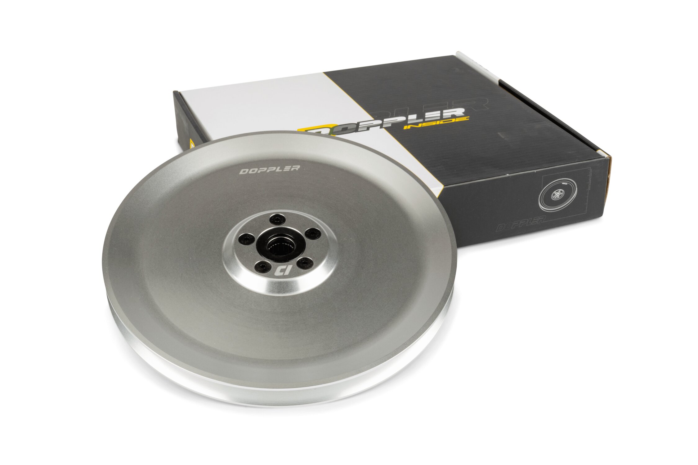 Image of Riemenscheibe Doppler Open mit Ritzel 10 Zähne Peugeot 103