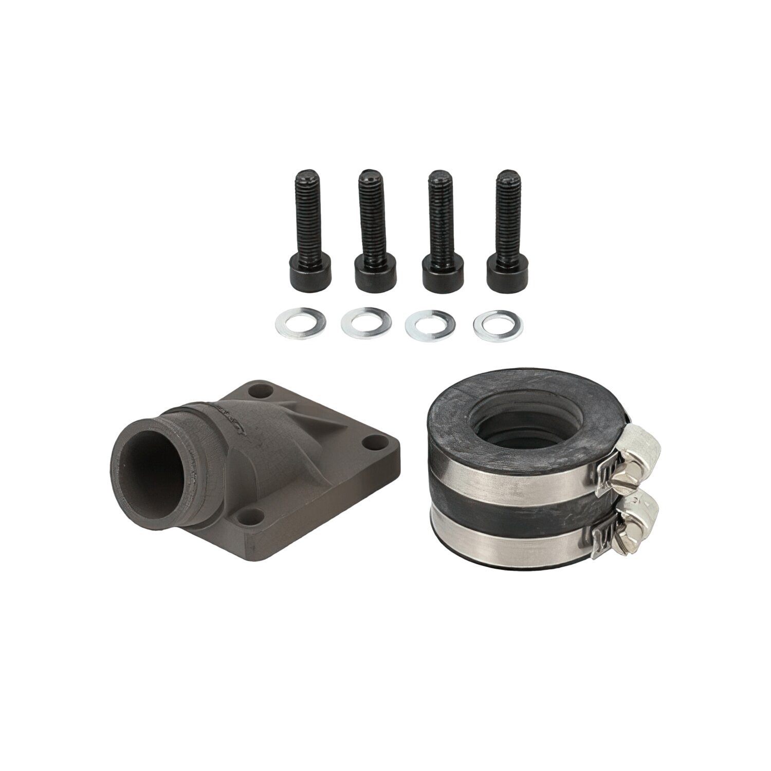 Image of Ansaugstutzen Doppler kurz 3D Pulverdruck AW 24mm Peugeot 103 MVL / SP