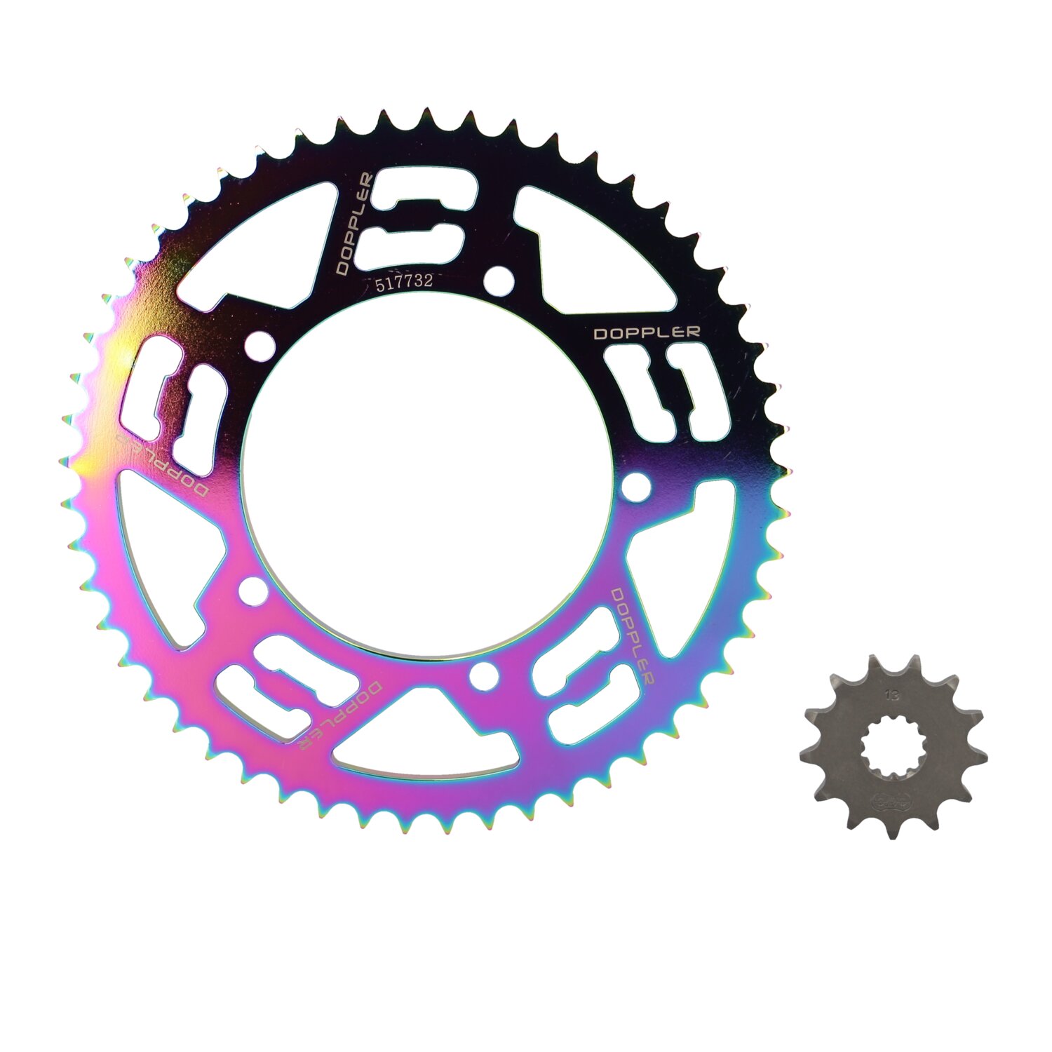 Image of Kettensatz Doppler 13x53 - 428 Sherco 50 Alu Neochrome
