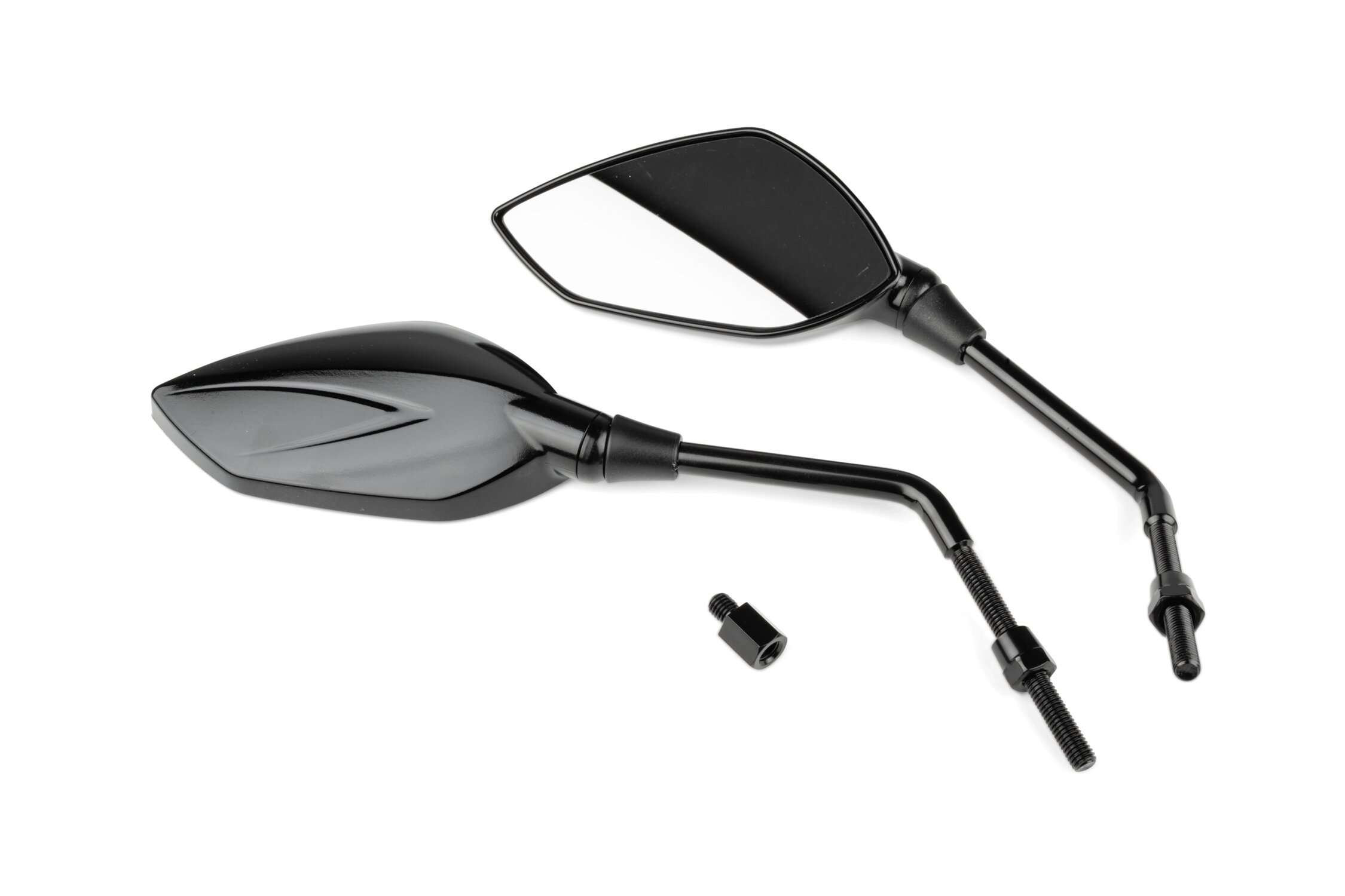 Image of Spiegel links + rechts universal d.8mm schwarz