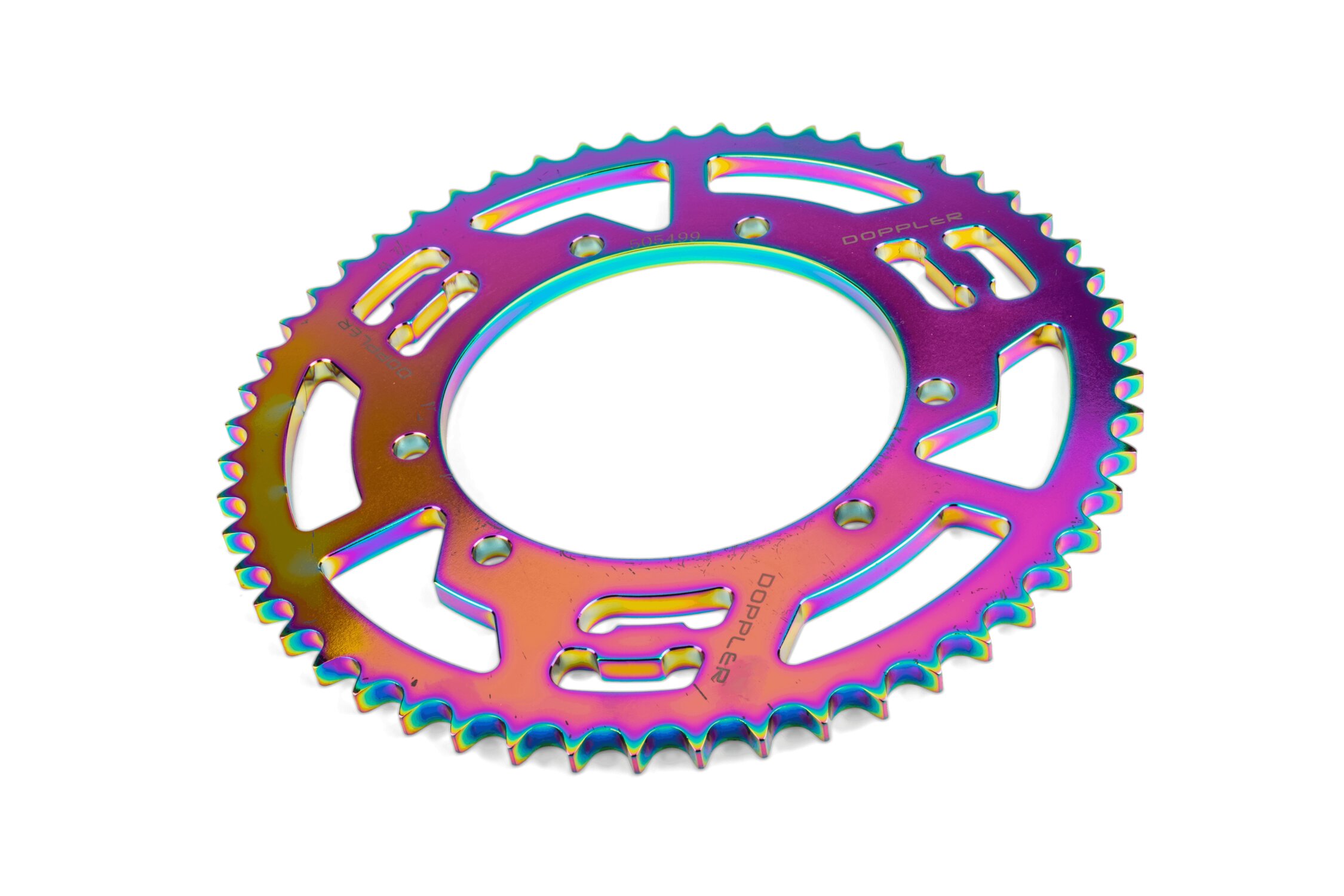Image of Kettenrad Z53 - 428 Doppler Alu CNC neochrome Sherco Enduro 50