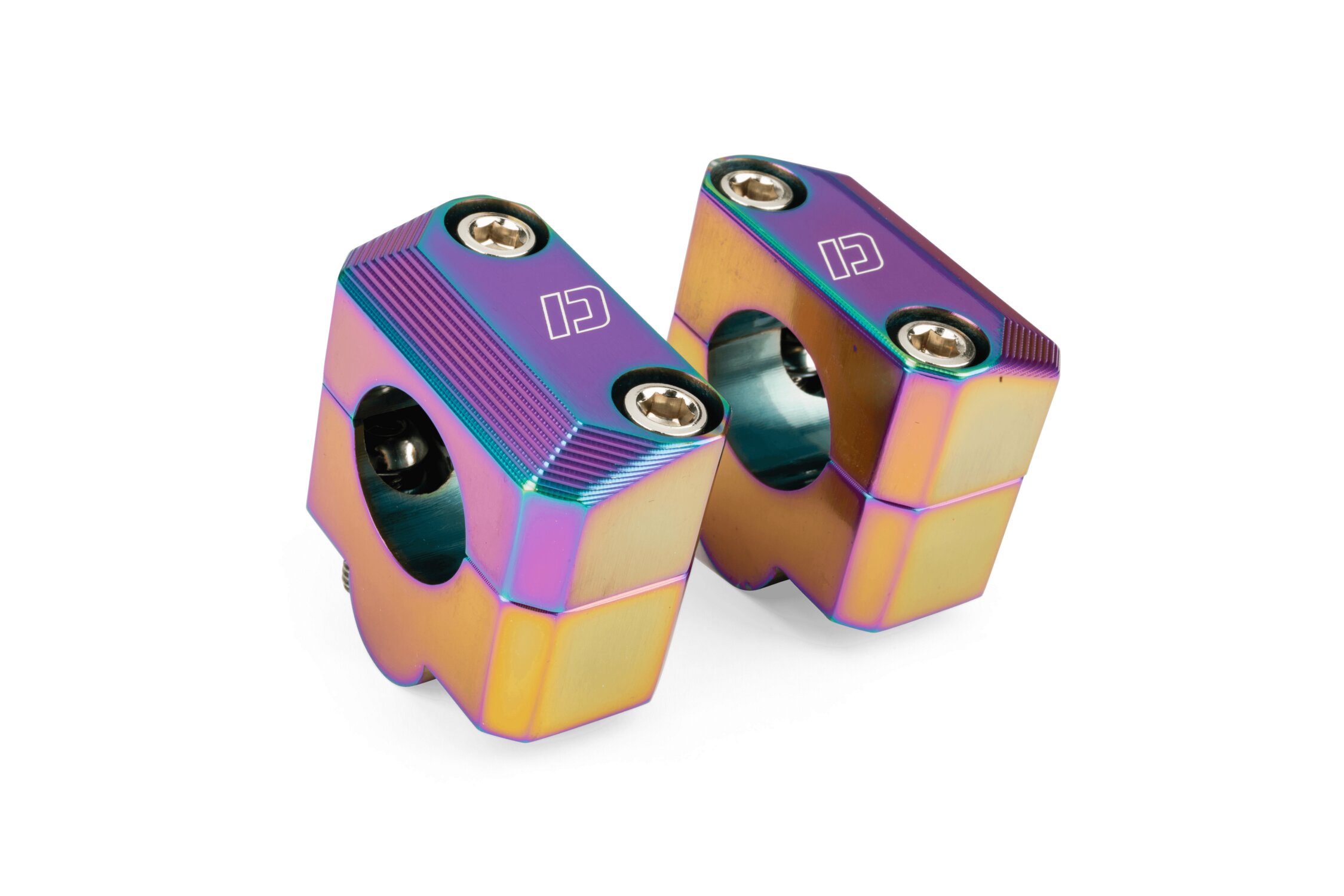 Image of Lenkerklemmen 28mm Doppler Alu Neochrom