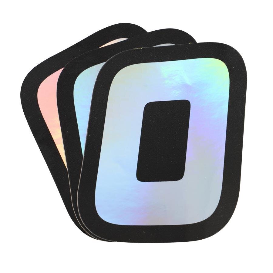 Image of Aufkleber Startnummer 0 Doppler Hologramm 10x7,5cm (x3)