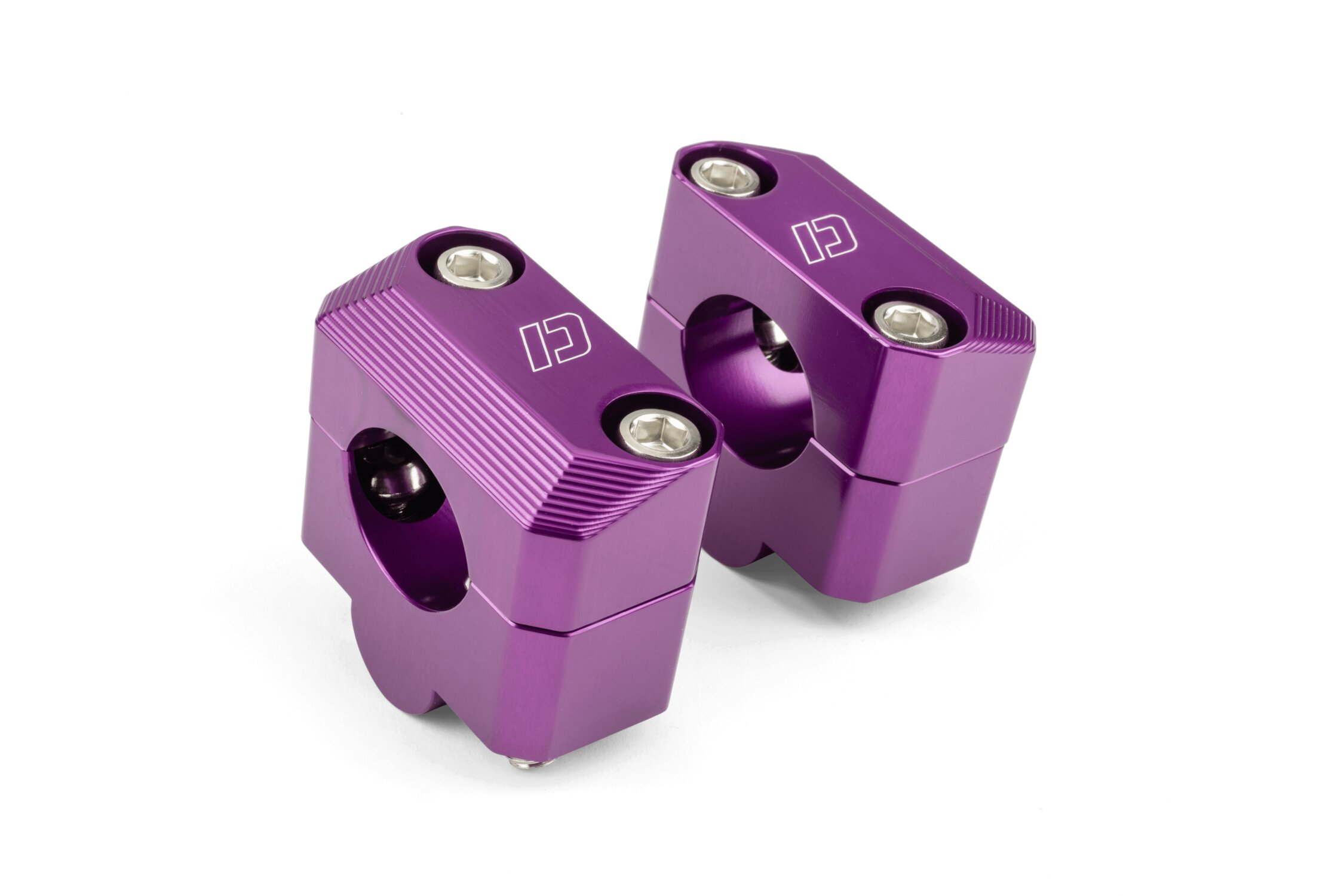 Image of Lenkerklemmen 28mm Doppler Alu lila