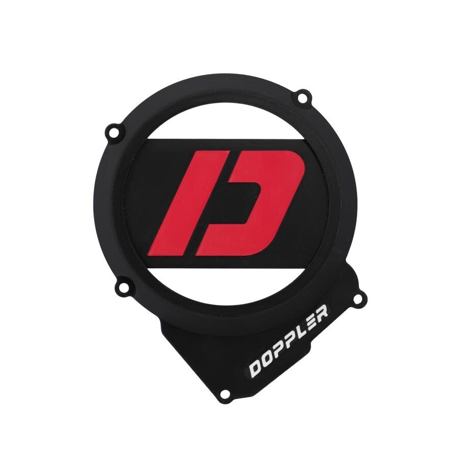 Image of Lichtmaschinendeckel Doppler 3D AM6 schwarz / rosa