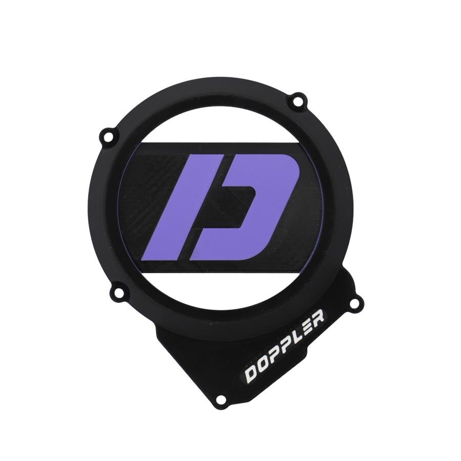 Image of Lichtmaschinendeckel Doppler 3D AM6 Schwarz / Lila