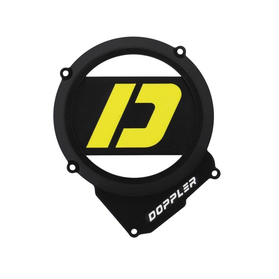 Image of Lichtmaschinendeckel Doppler 3D AM6 schwarz / gelb