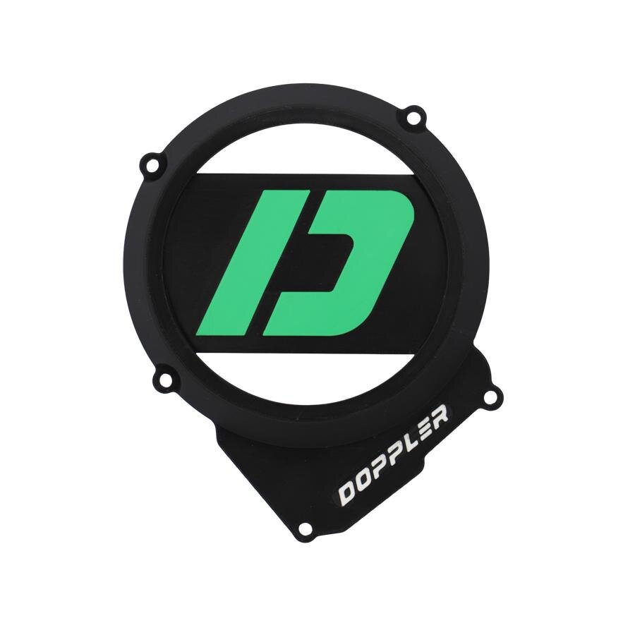 Image of Lichtmaschinendeckel Doppler 3D AM6 Schwarz / Grün