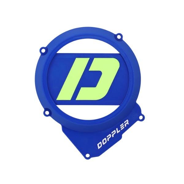 Image of Lichtmaschinendeckel Doppler 3D AM6 Blau / neongelb