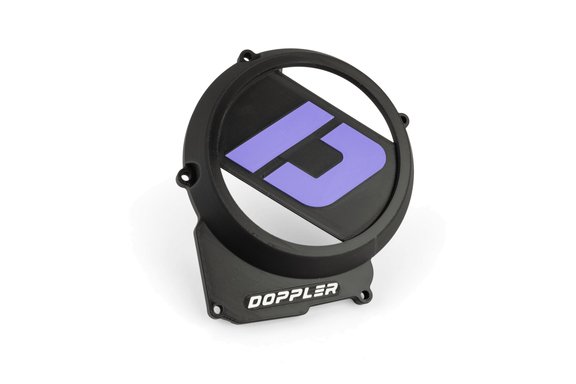 Image of Lichtmaschinendeckel Doppler 3D AM6 Schwarz / Lila