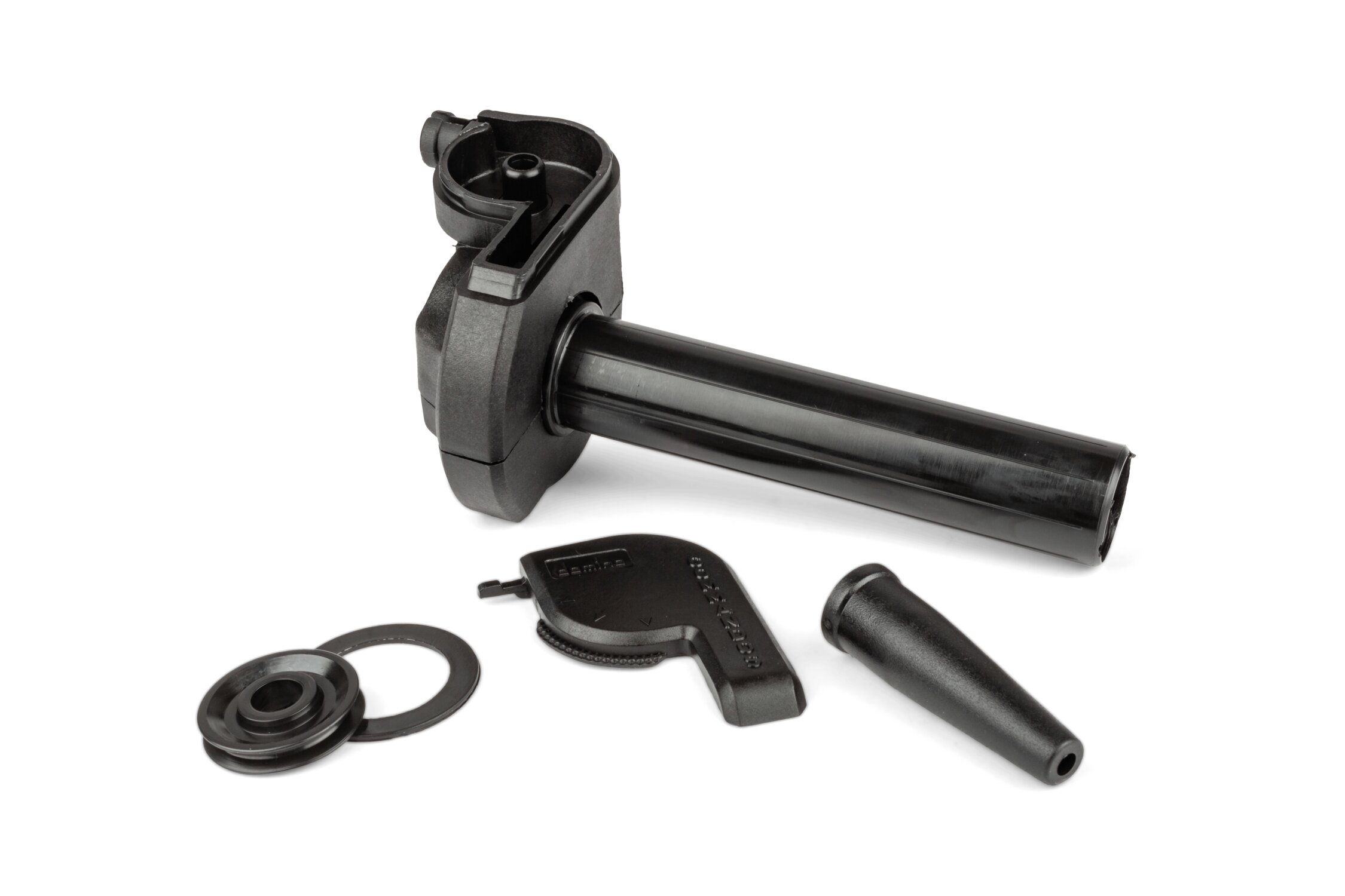 Image of Gasgriff Domino schwarz ohne Griffgummi