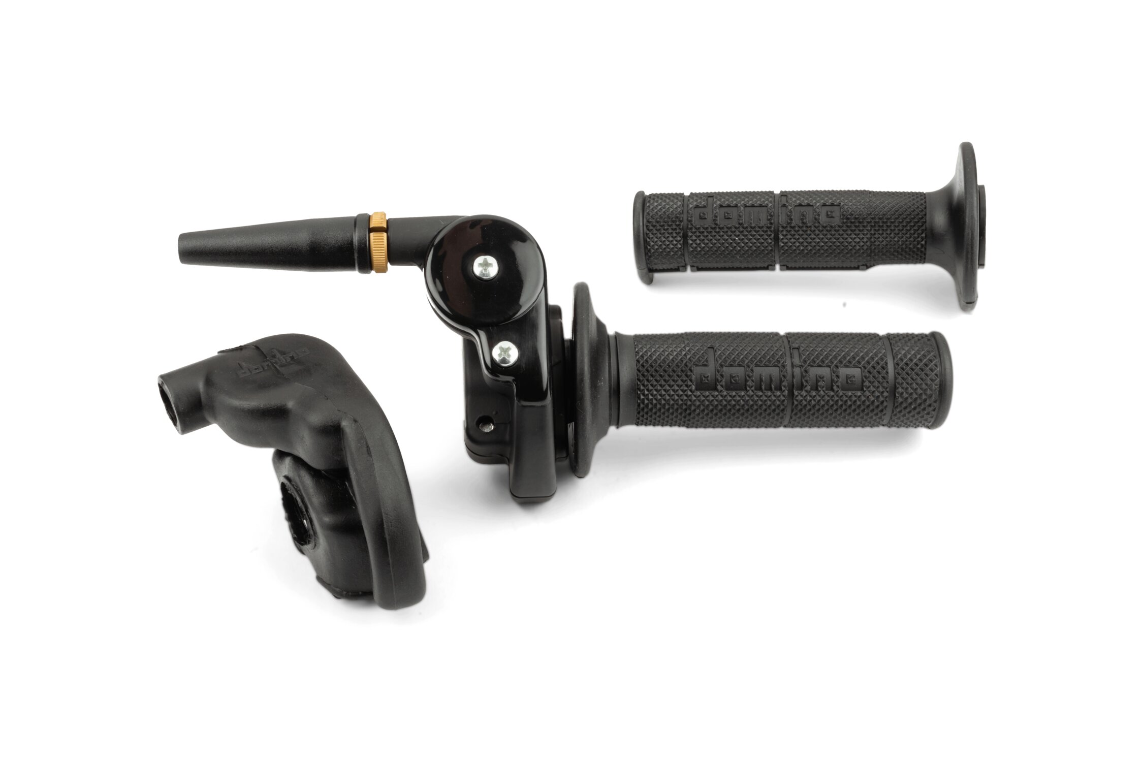 Image of Gasgriff Set Domino Kurzhub Cross 2T 1,9°/ 50mm Honda CR