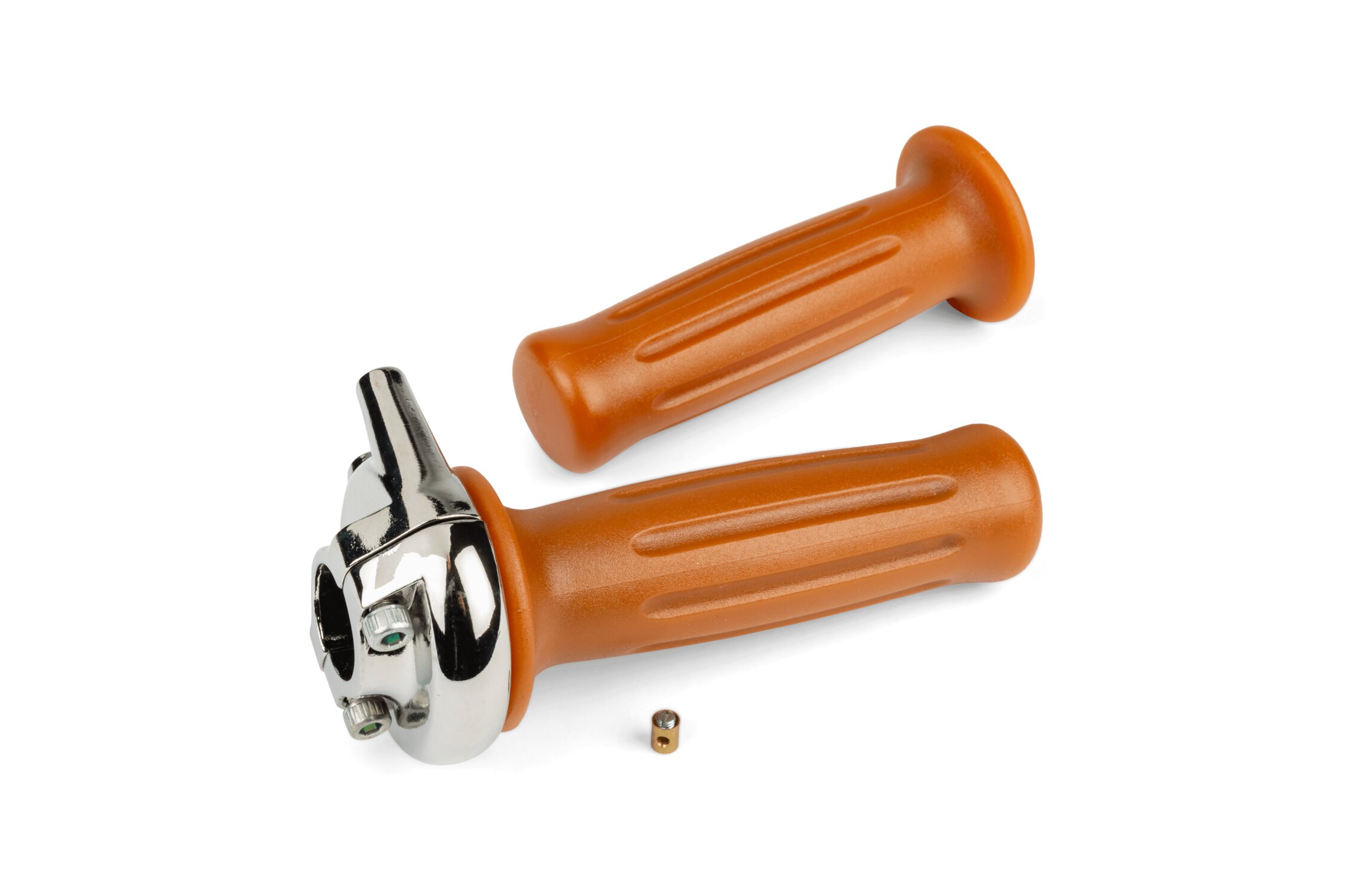 Image of Gasgriff Domino Vintage Chromed Rally 2,9° - Hub 25 mm