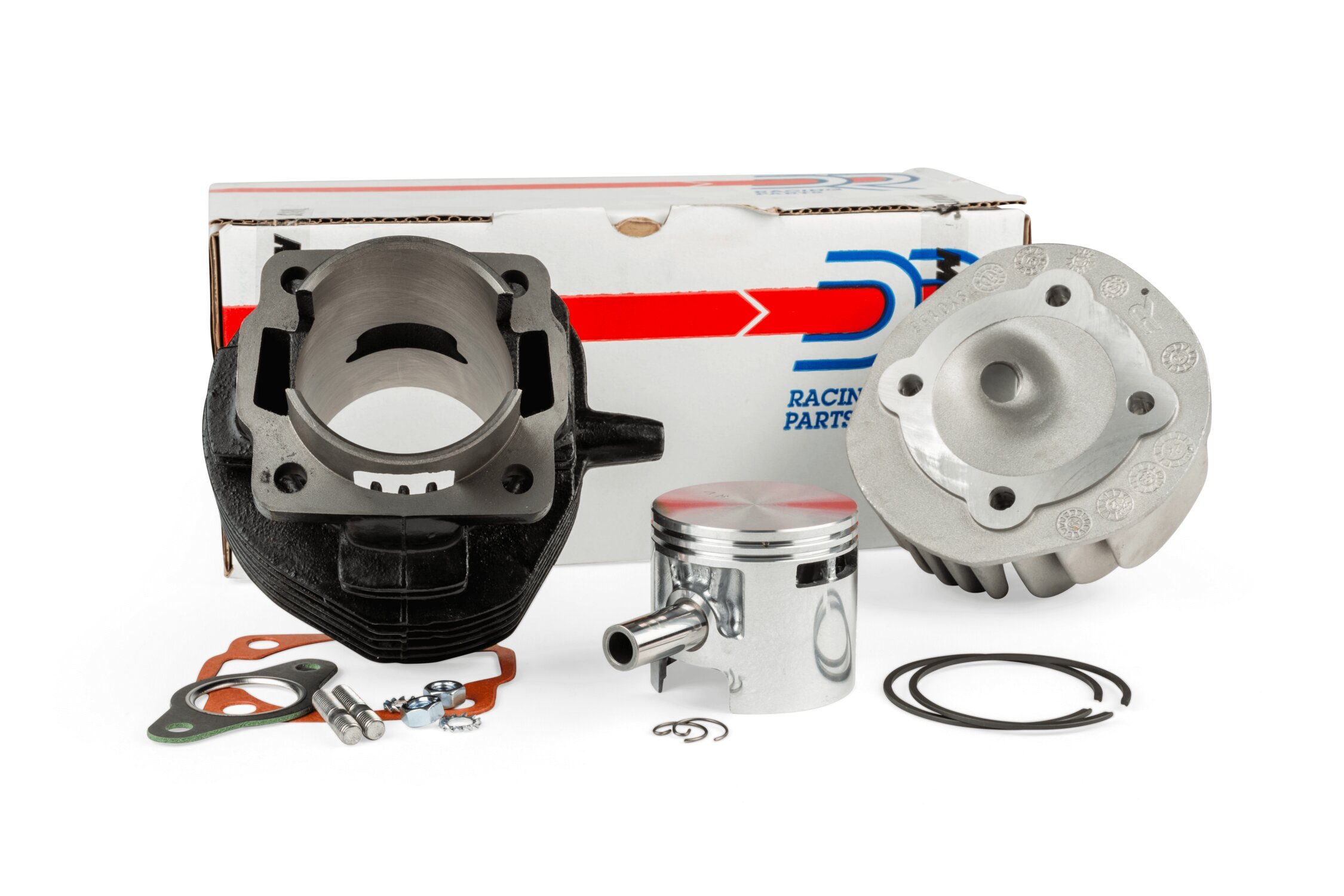 Image of Zylinder Kit DR 102ccm Grauguss 6 Überströmer Vespa PK 50