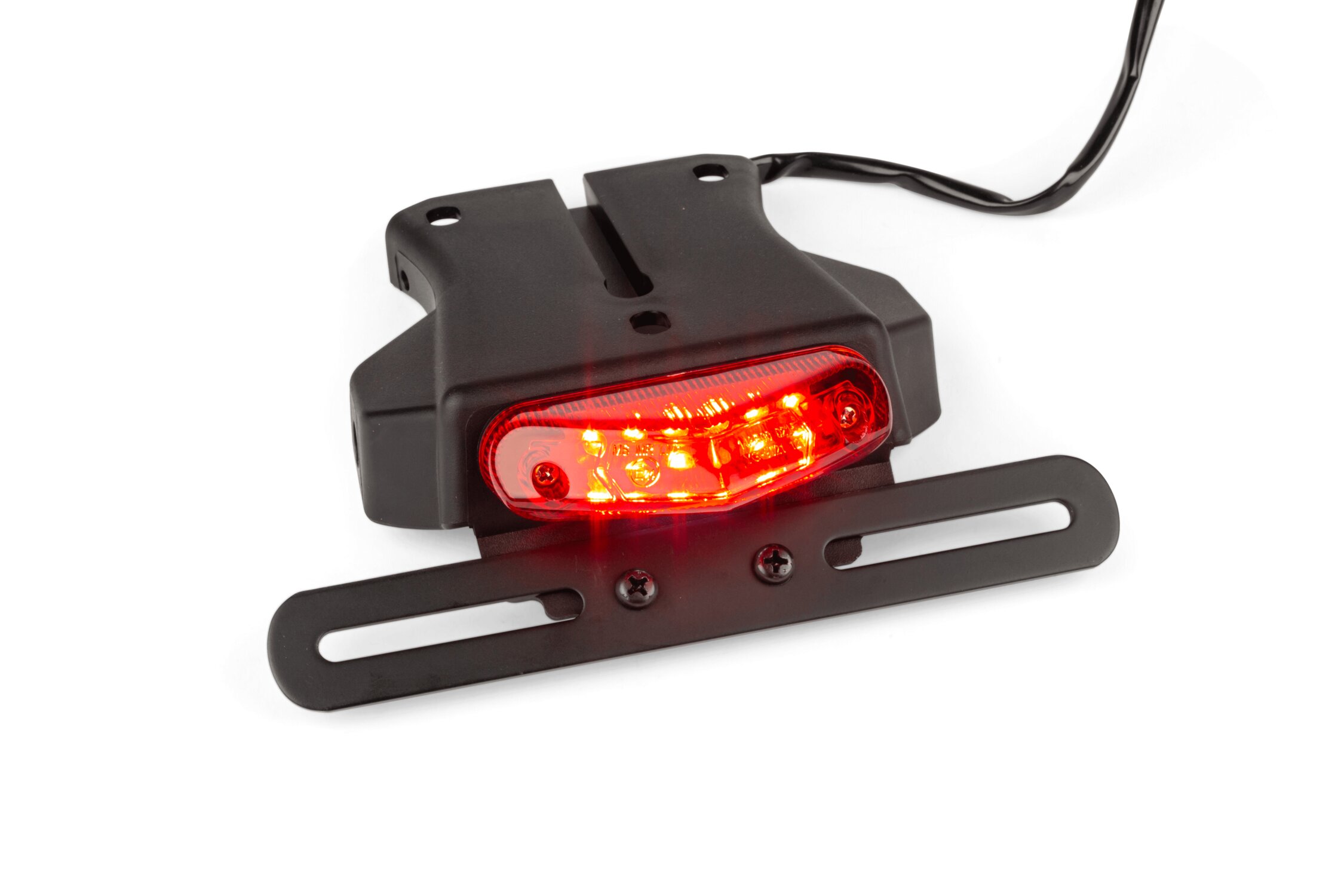 Image of Kennzeichenhalter universell m. rotem LED Rücklicht