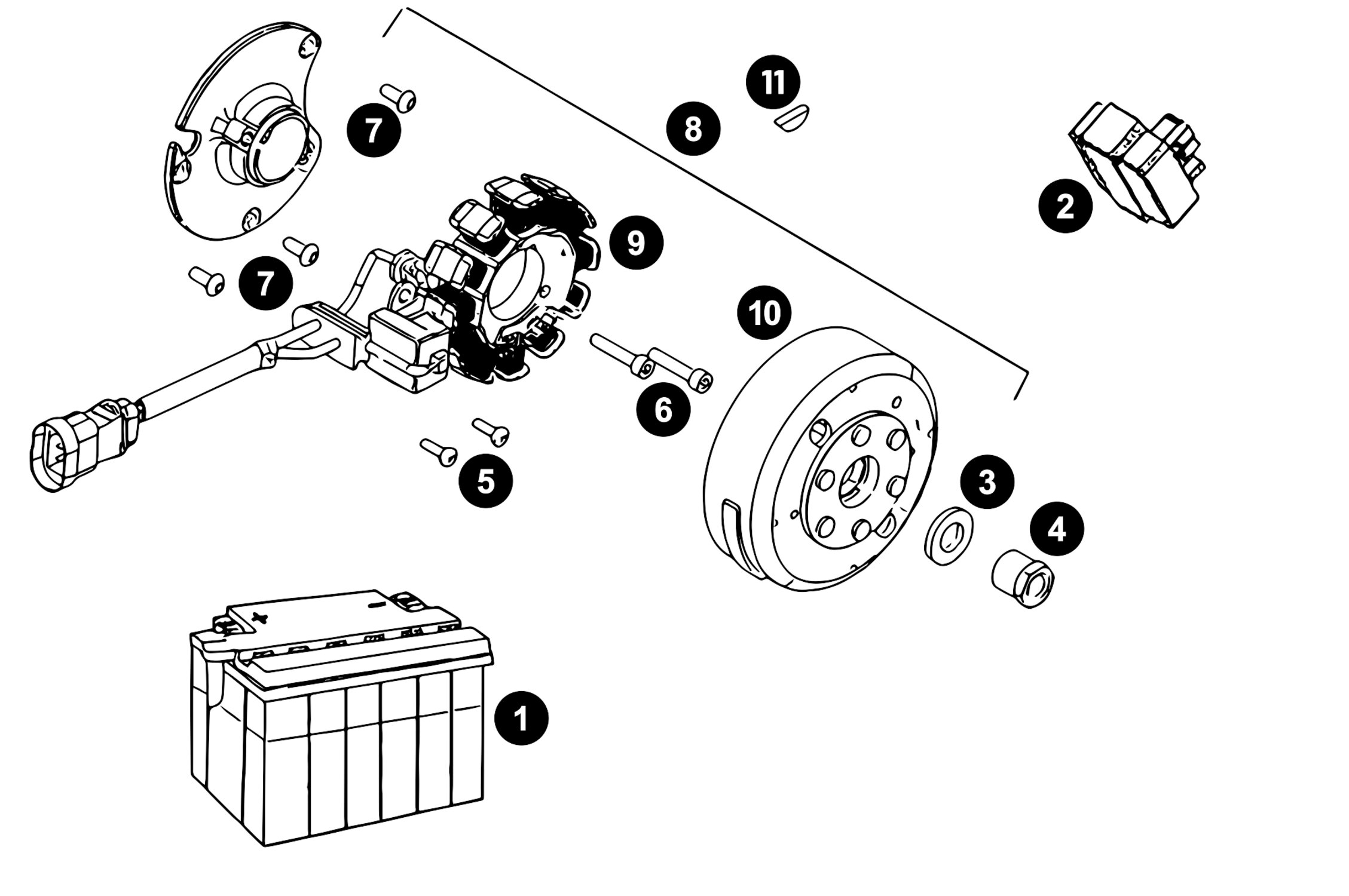 Image of Ersatzteile Derbi Euro4 (D50B0) Zündung