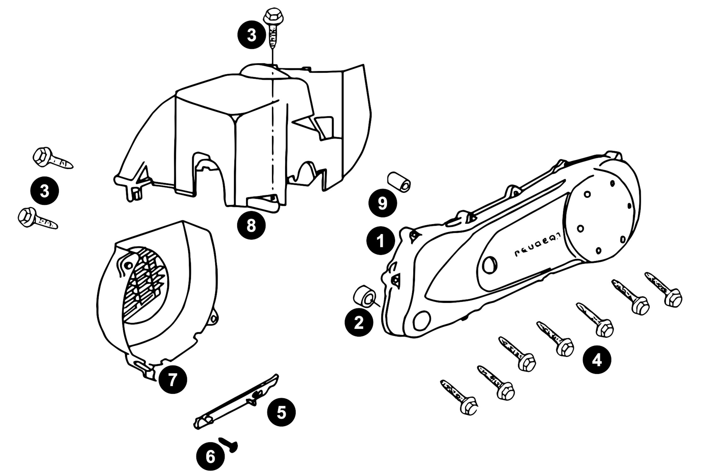 Image of Ersatzteile Peugeot vertikal Abdeckungen
