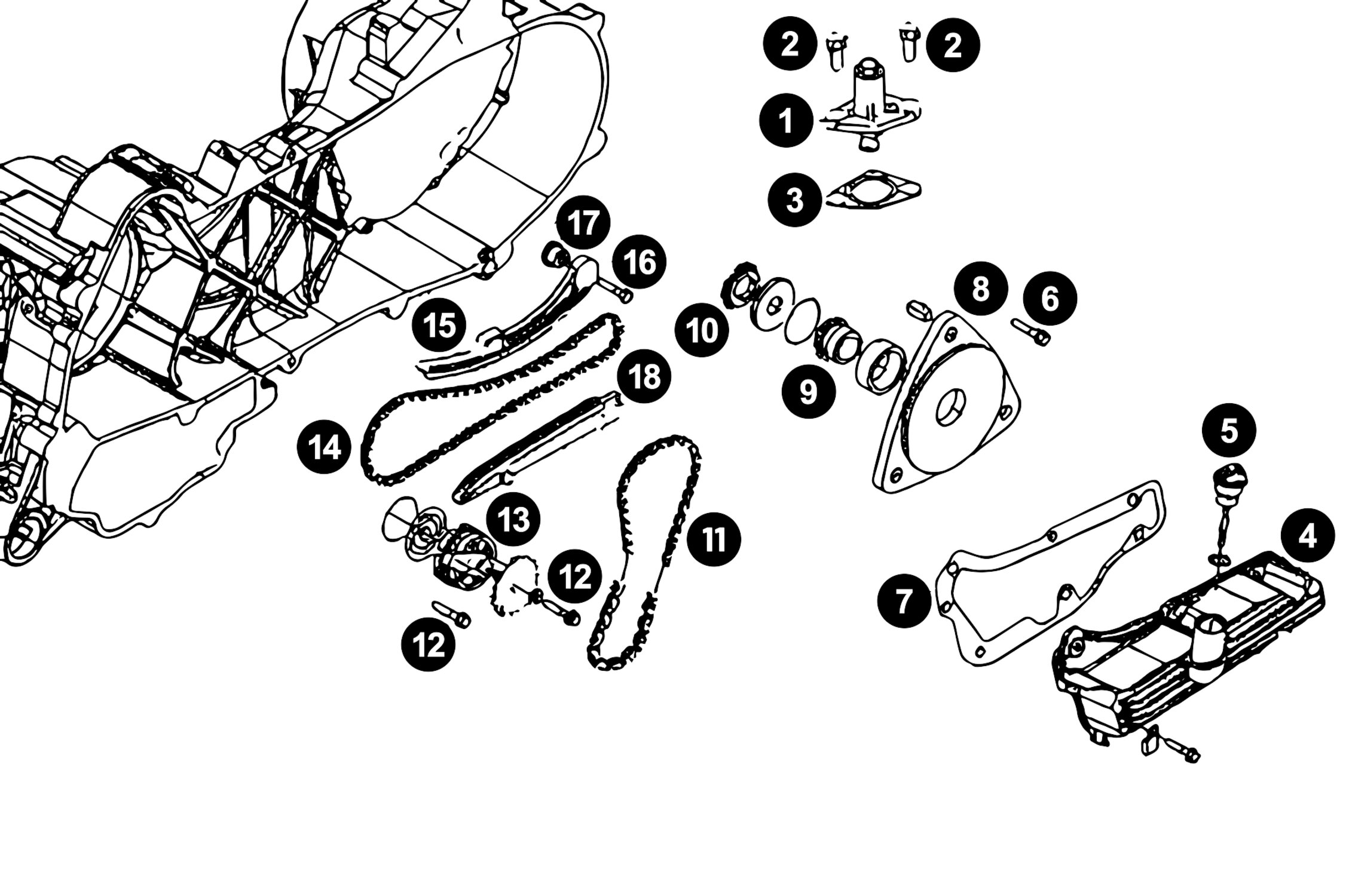 Image of Ersatzteile Piaggio 4T 4V Ölpumpe