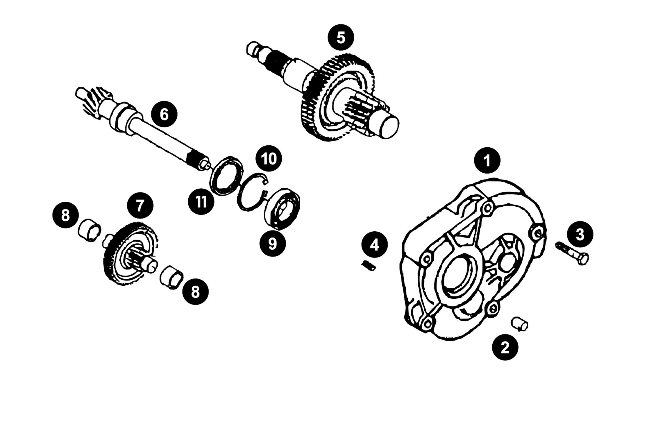 Image of Ersatzteile Piaggio 4T 4V Getriebe