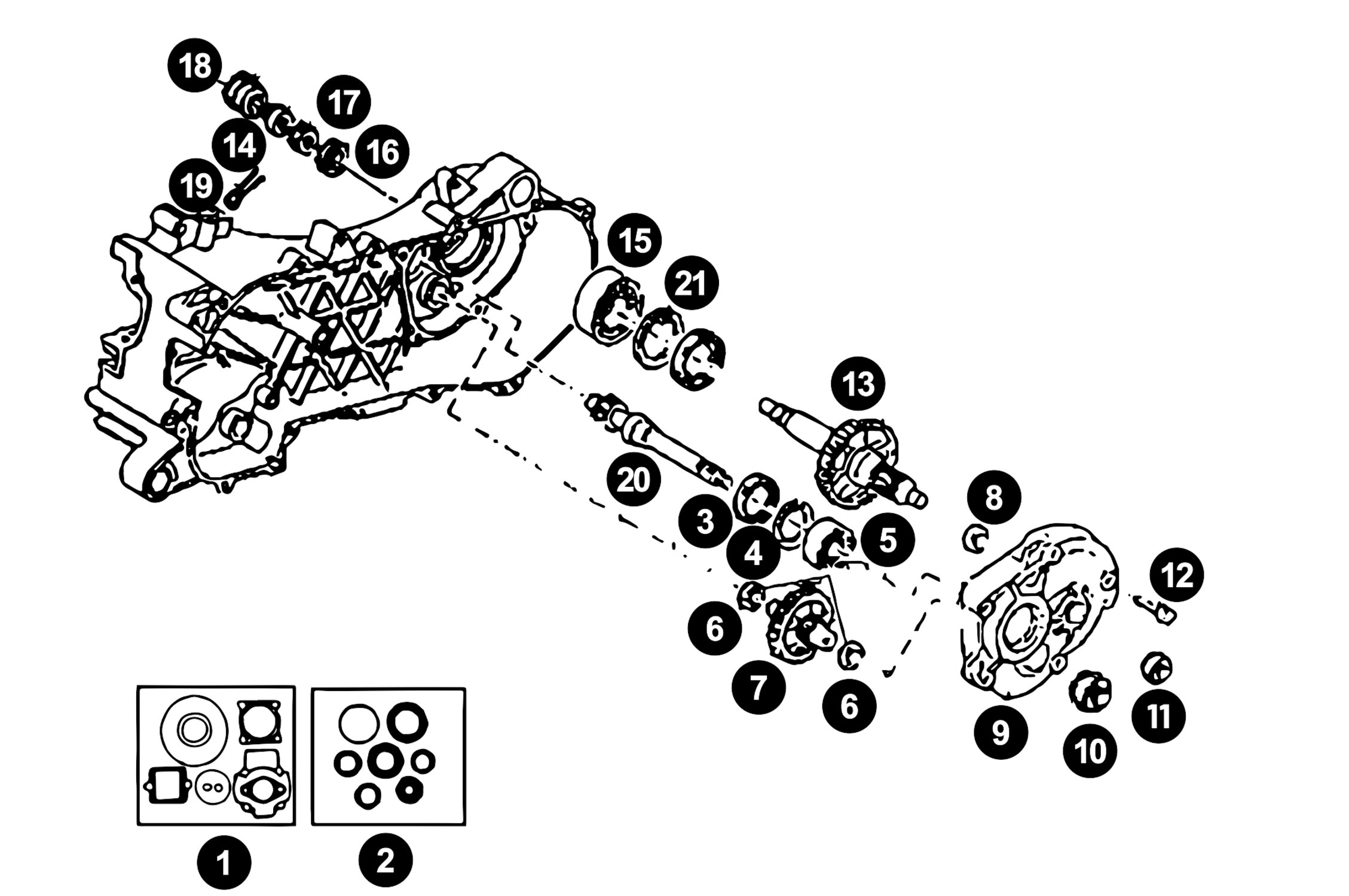 Image of Ersatzteile Piaggio AC Getriebe