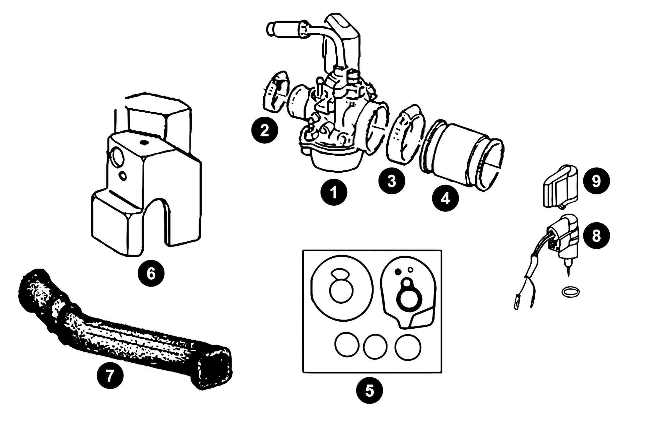 Image of Ersatzteile Piaggio Vergaser