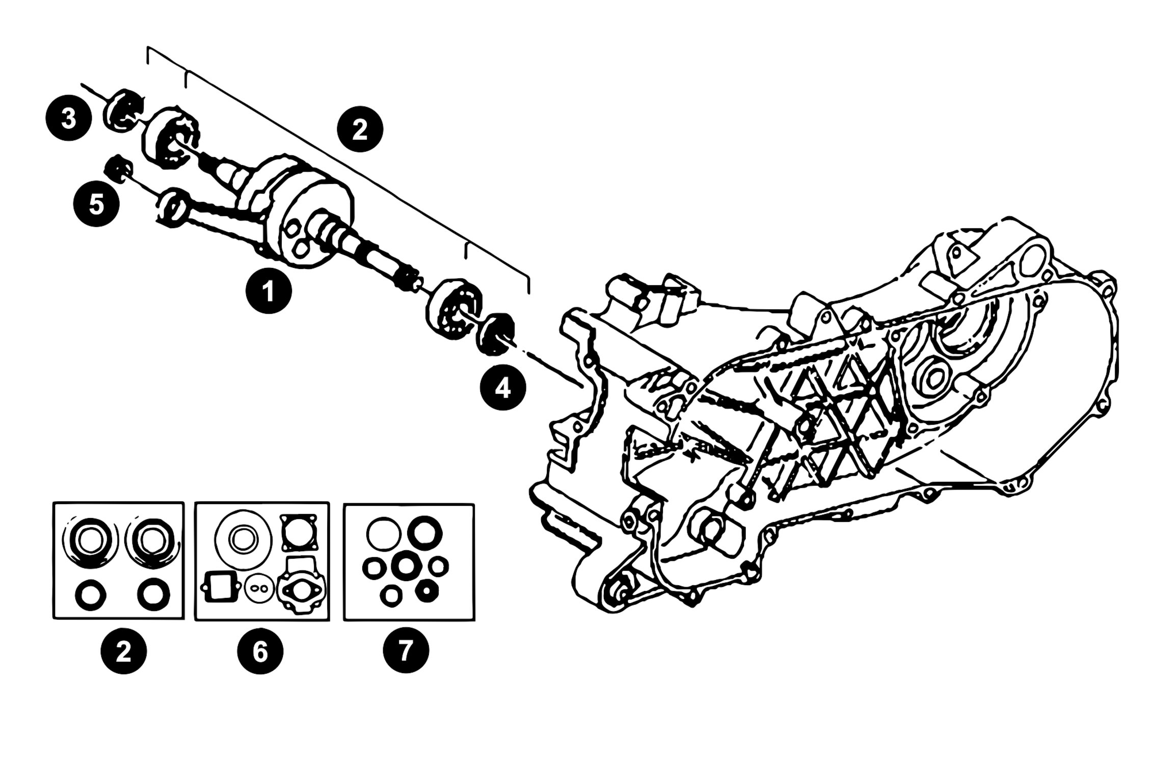 Image of Ersatzteile Piaggio LC Kurbelwelle
