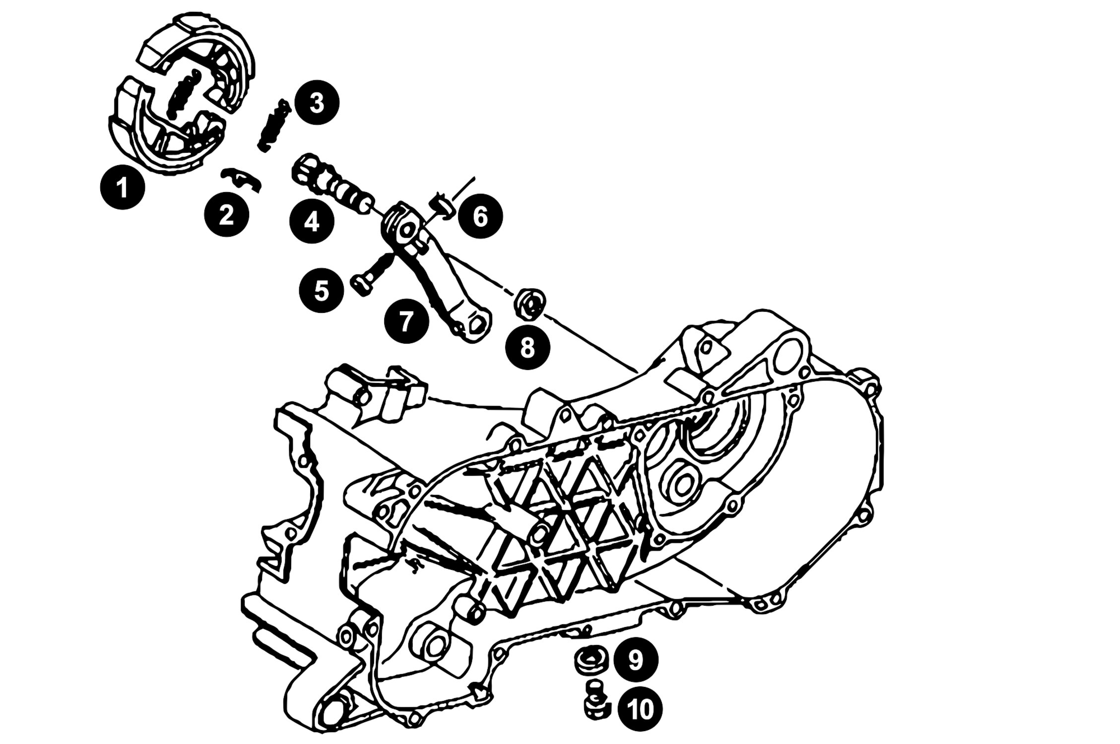 Image of Ersatzteile Piaggio LC Trommelbremse