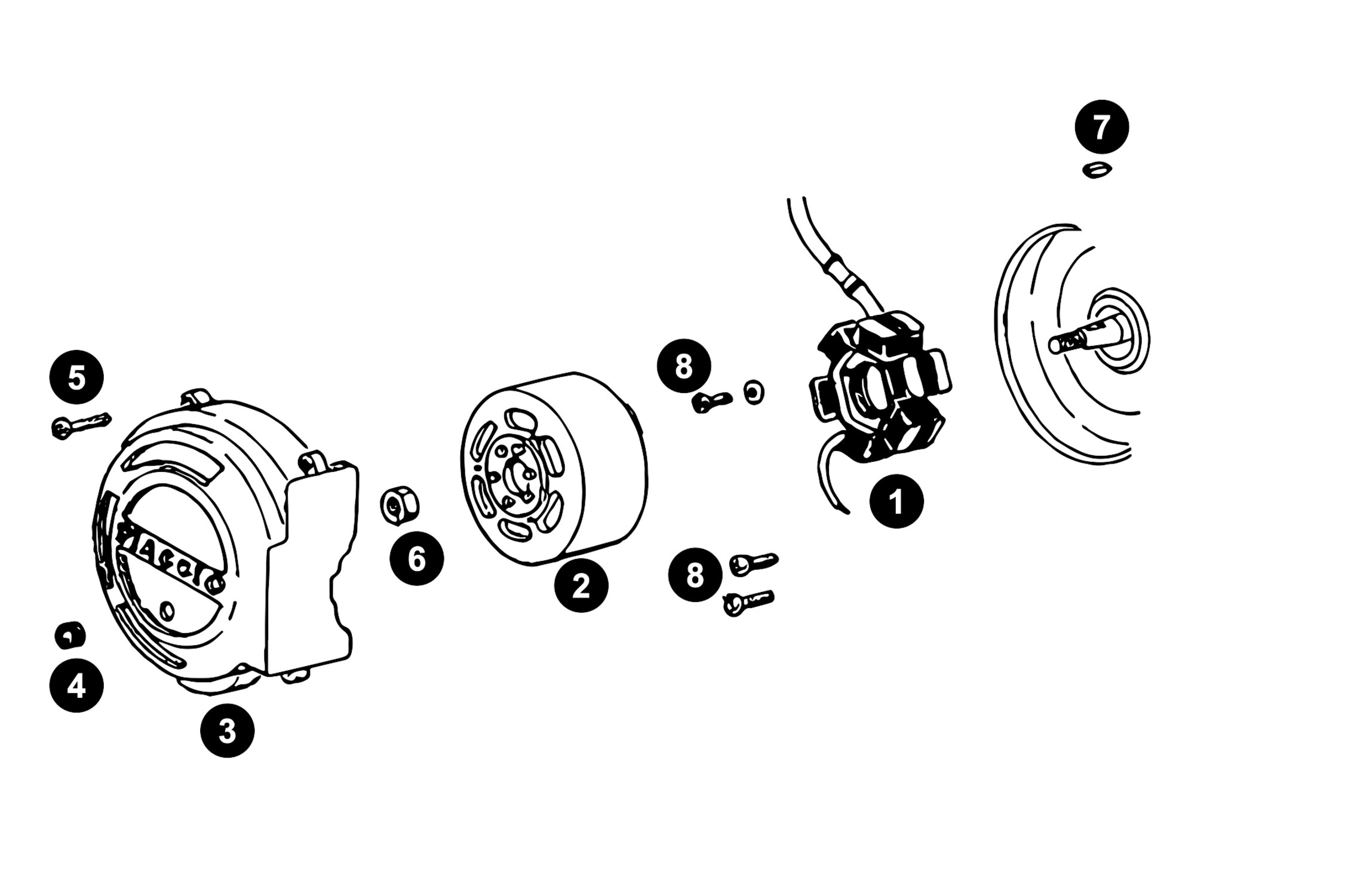 Image of Ersatzteile Piaggio LC Zündung