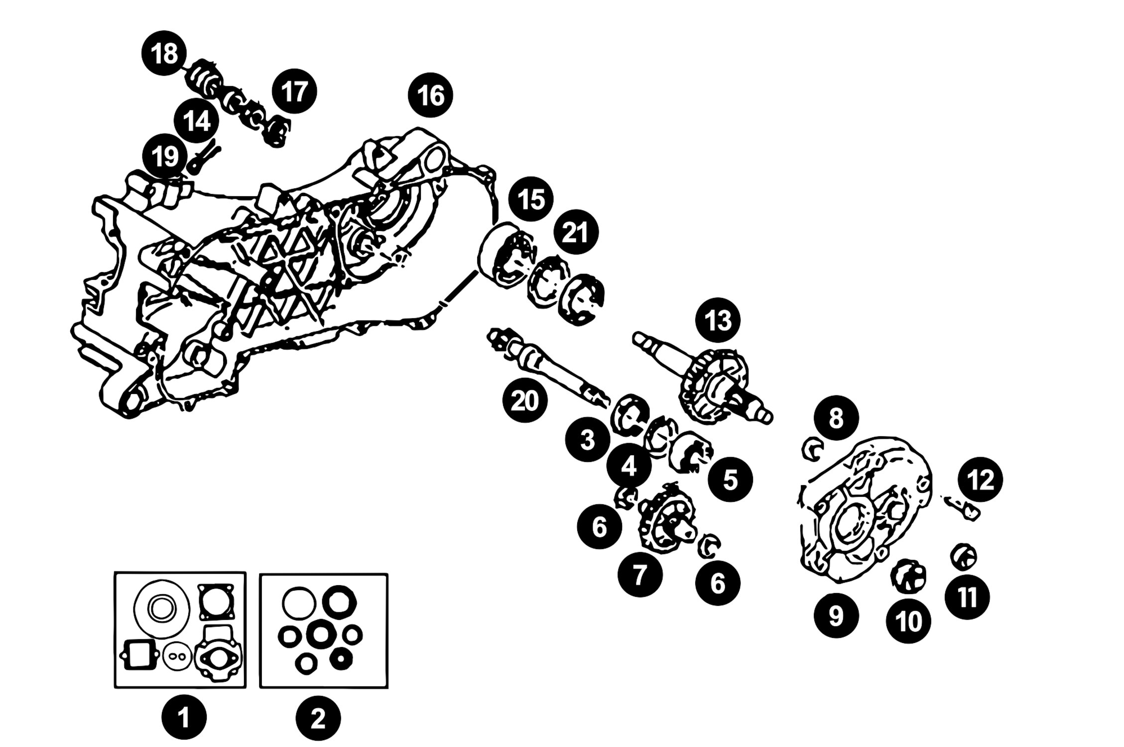 Image of Ersatzteile Piaggio LC Getriebe