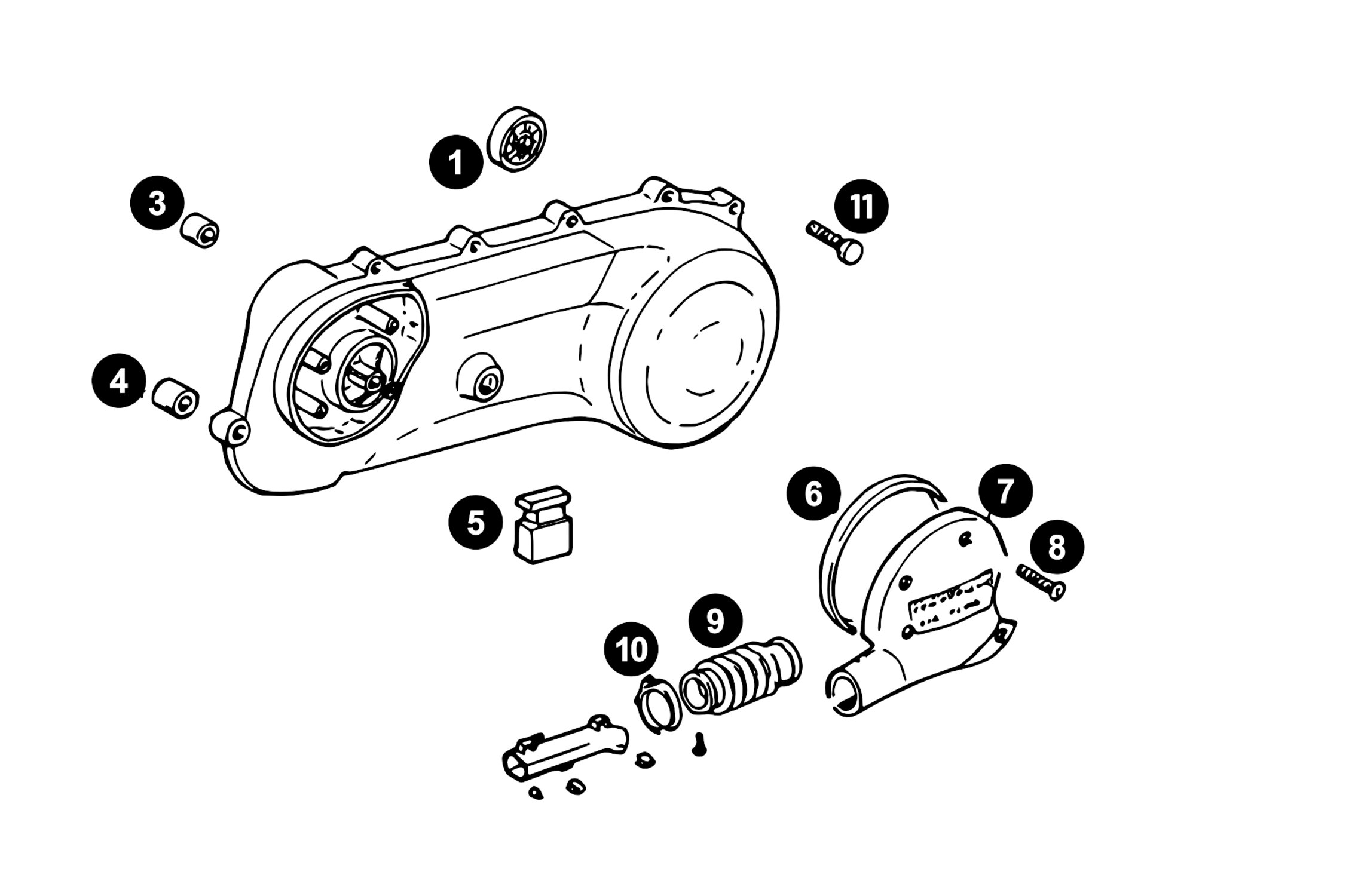 Image of Ersatzteile Piaggio LC Abdeckungen