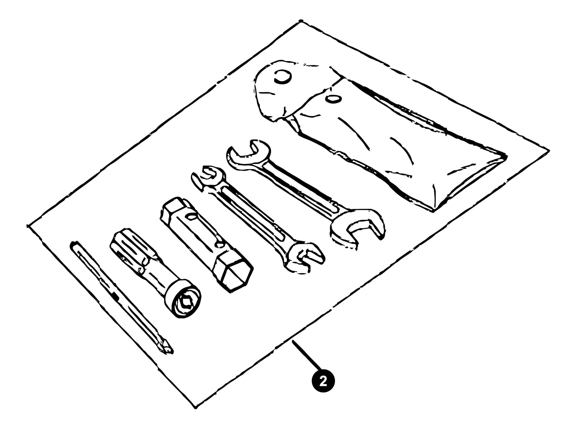 Image of Baotian Carino Ersatzteile Bordwerkzeug