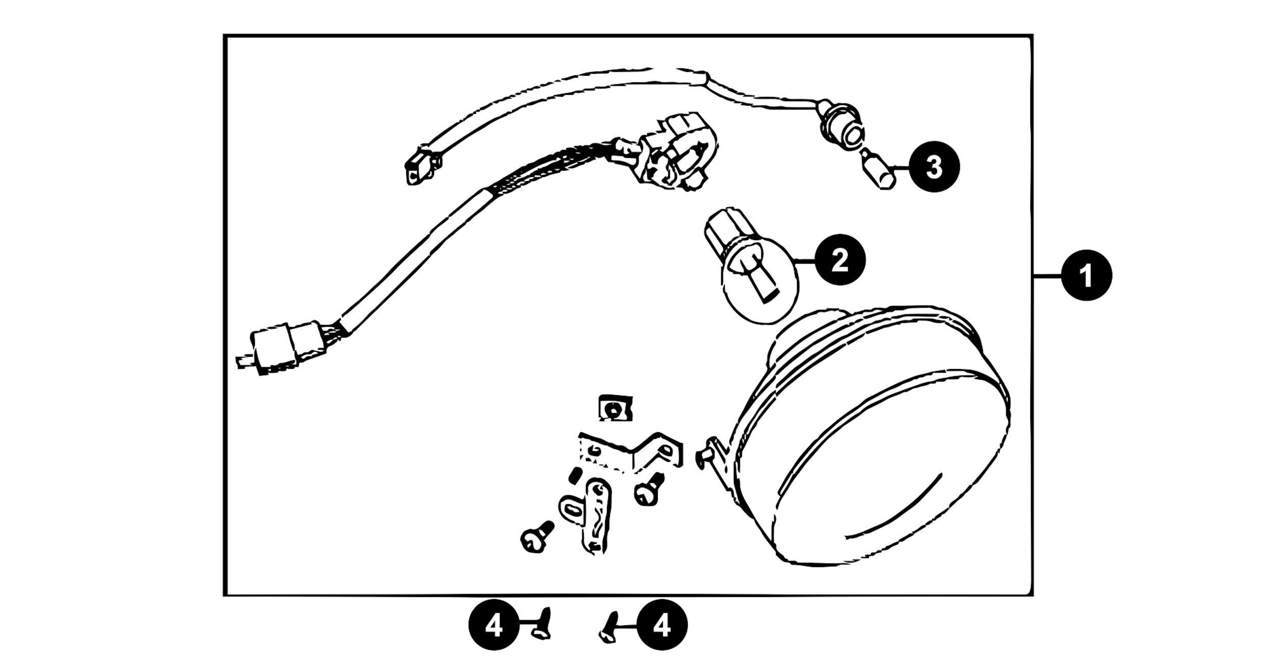 Image of Baotian Carino Ersatzteile Scheinwerfer