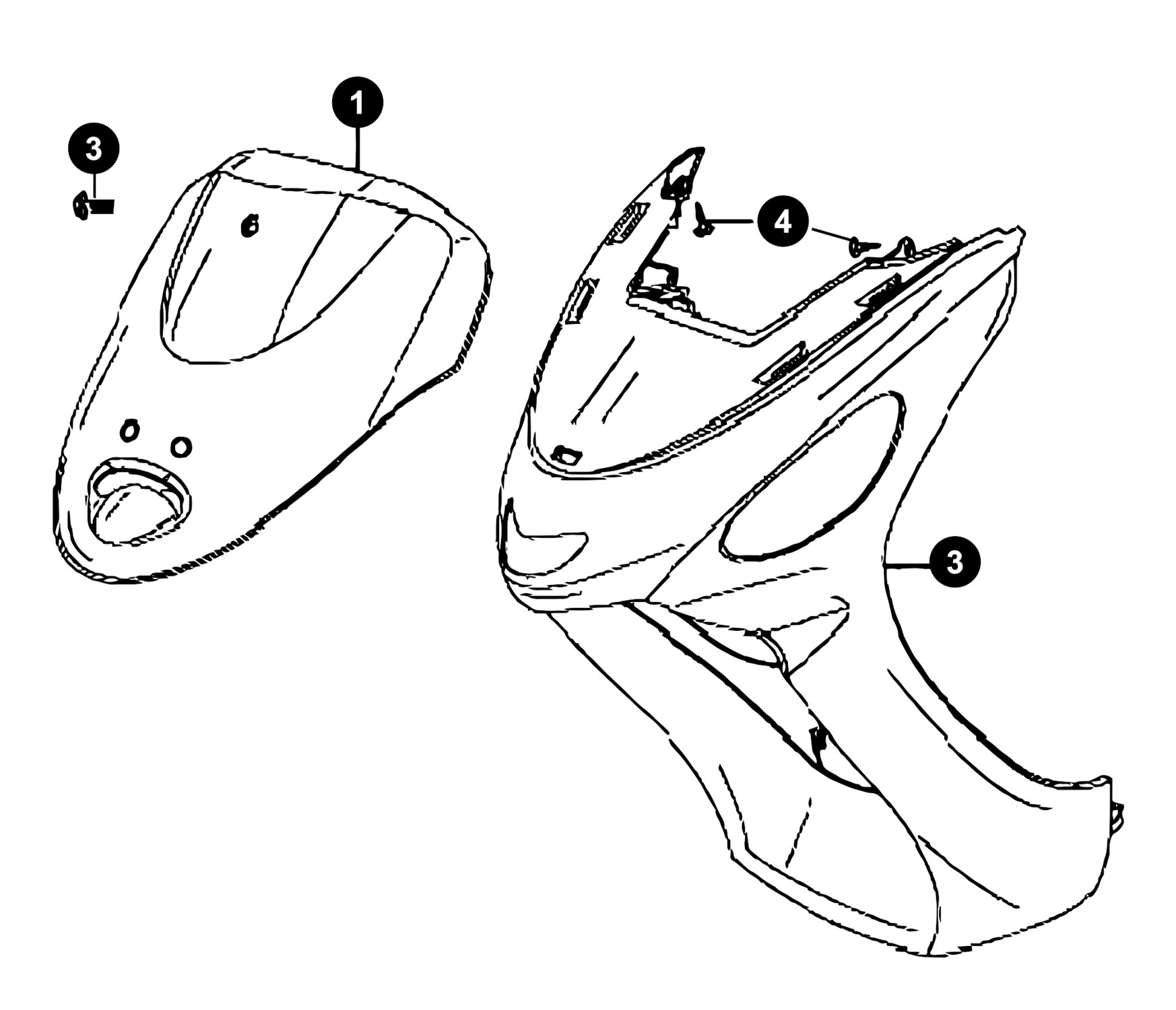Image of Baotian Speedy Ersatzteile Frontverkleidung