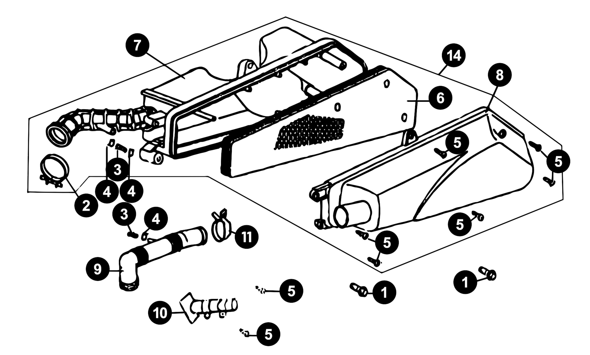 Image of Benzhou Grand Retro Ersatzteile Luftfilter
