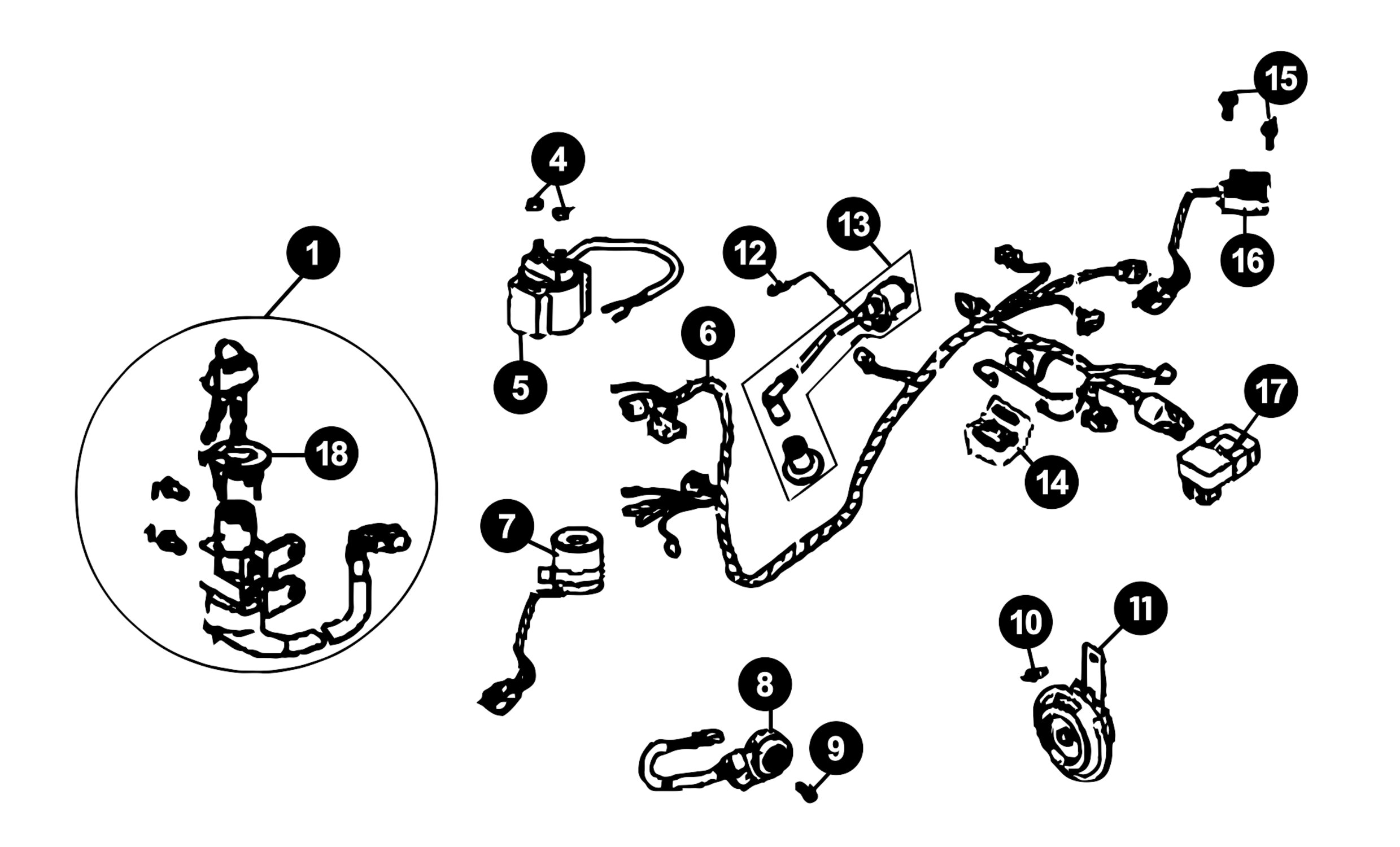 Image of Benzhou Grand Retro Ersatzteile Kabelbaum