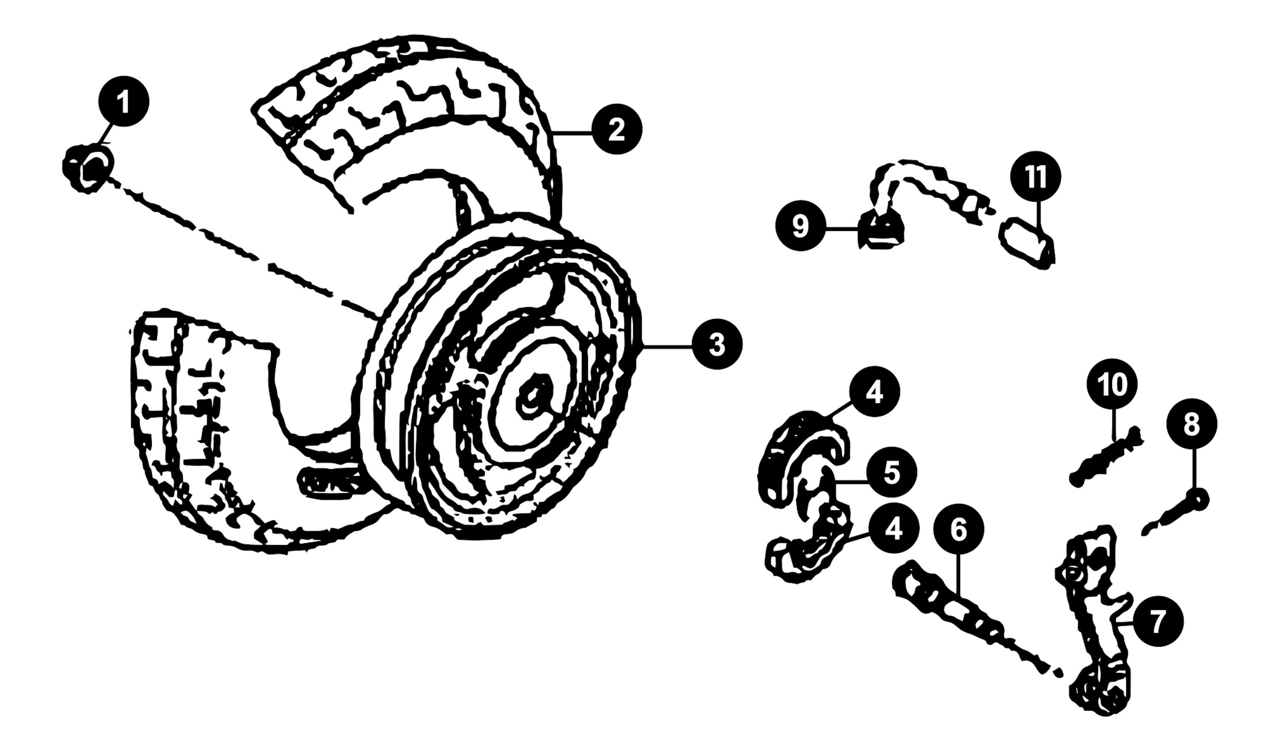 Image of Benzhou Grand Retro Ersatzteile Hinterrad