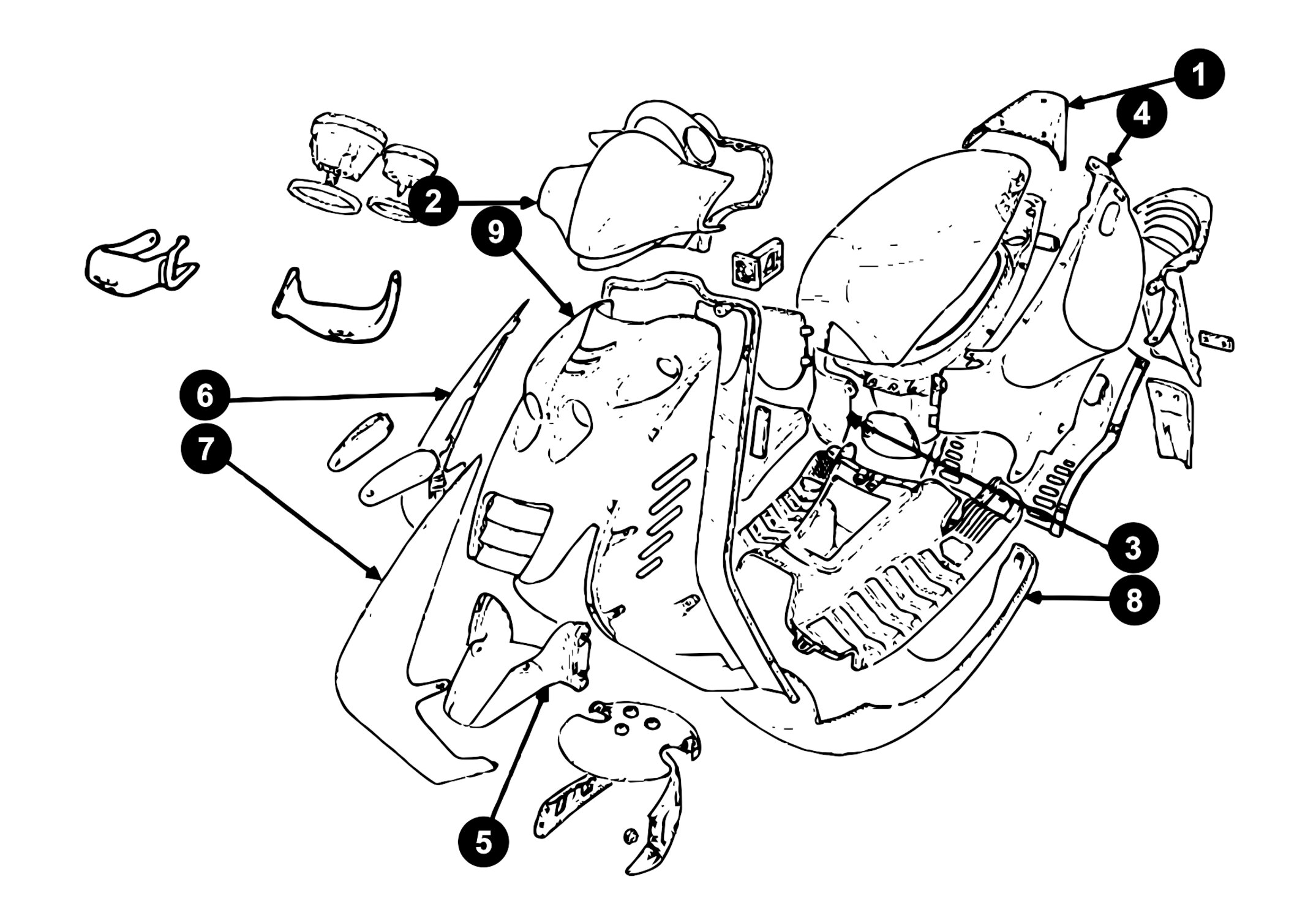 Image of Beta Ark Ersatzteile Verkleidung