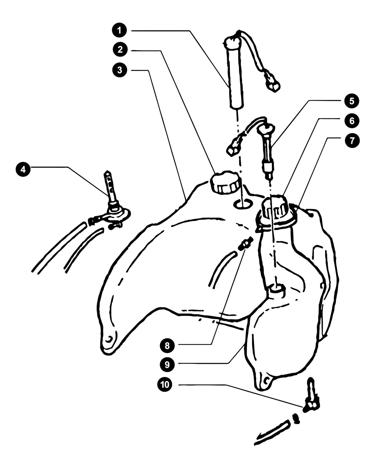 Image of Beta Ark Ersatzteile Benzintank / Öltank