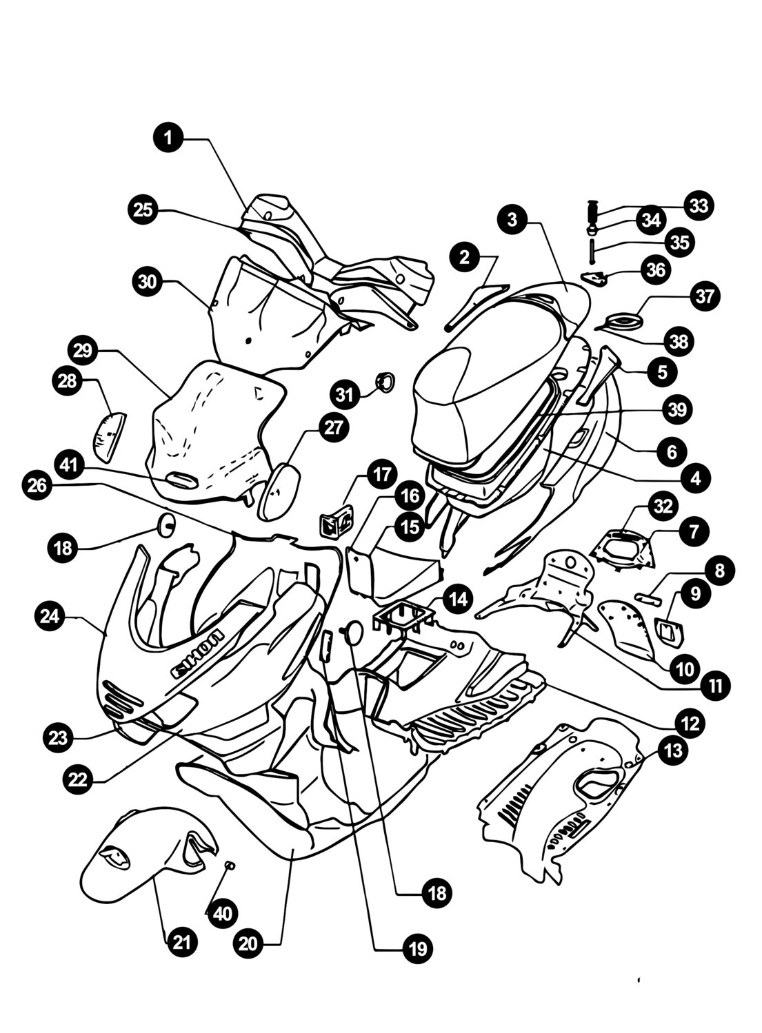 Image of Beta Eikon Ersatzteile Verkleidung