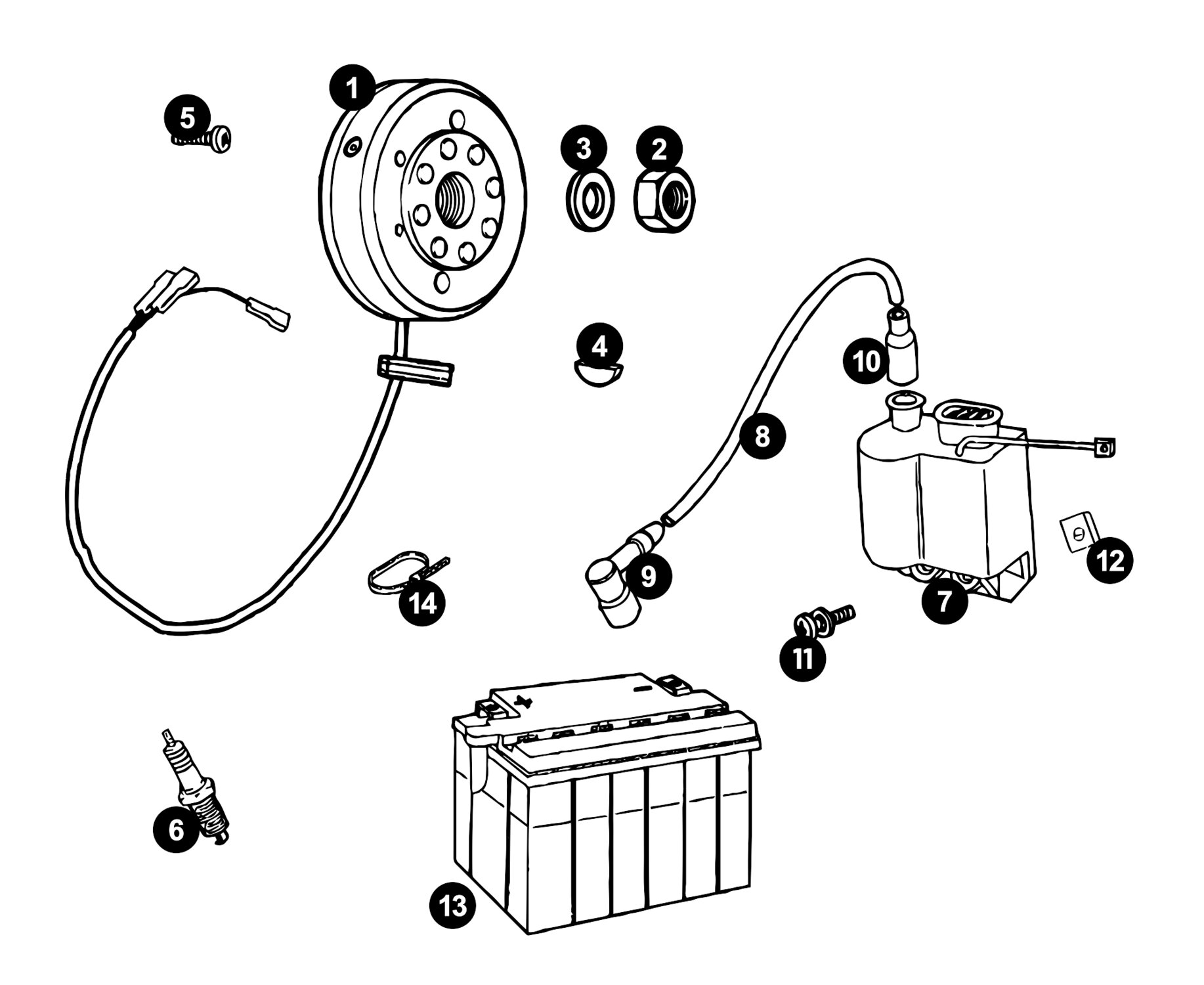 Image of Derbi Senda Ersatzteile Elektrik '00 - '22