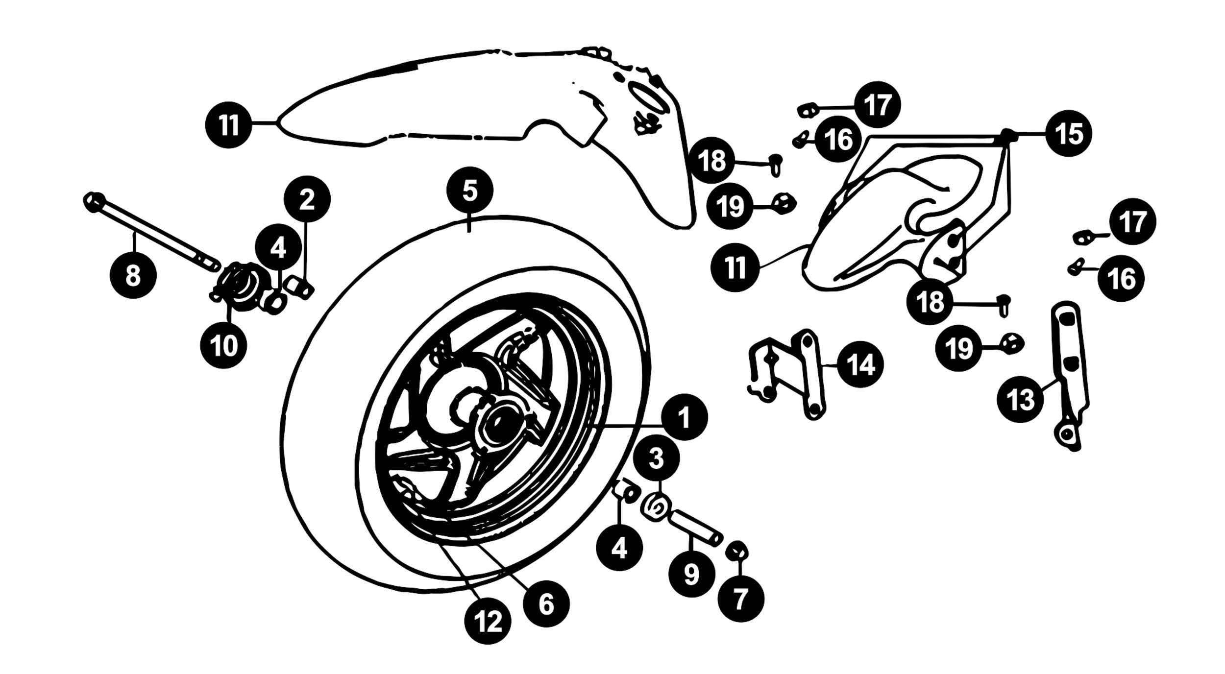 Image of Generic Cracker Ersatzteile Vorderrad