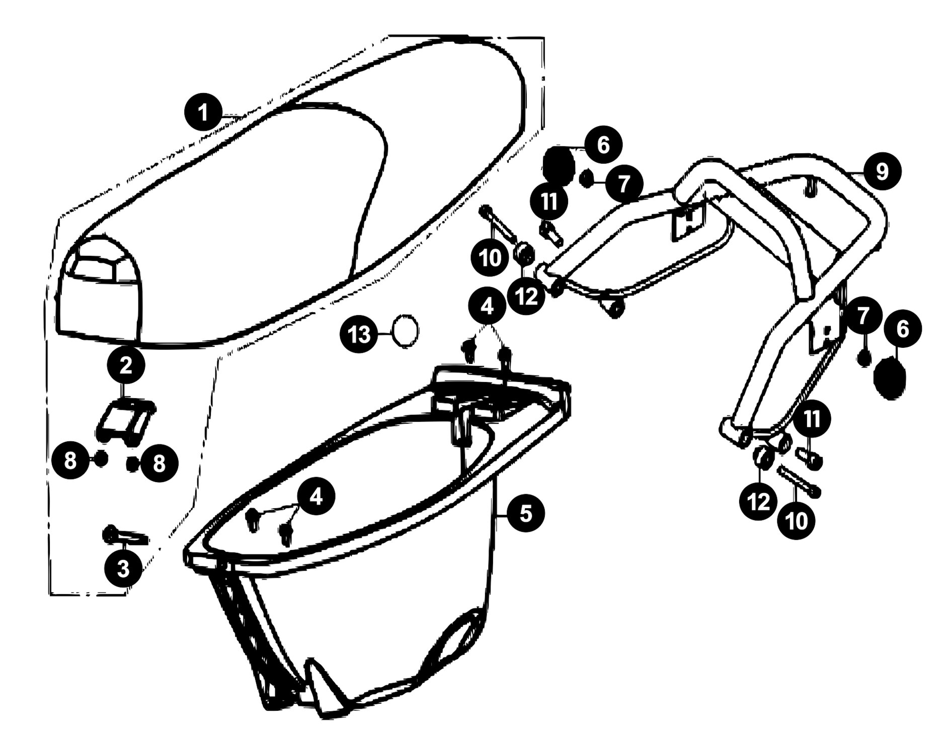 Image of Generic Cracker Ersatzteile Sitzbank