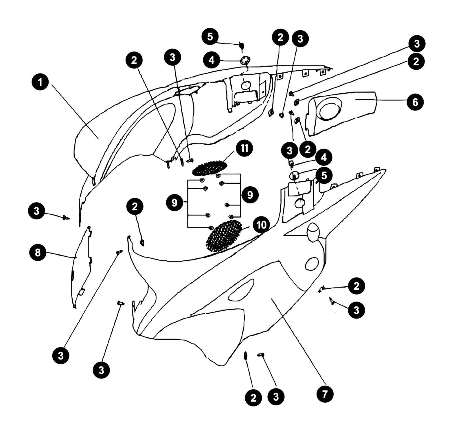 Image of Generic Cracker Ersatzteile Seitenverkleidung