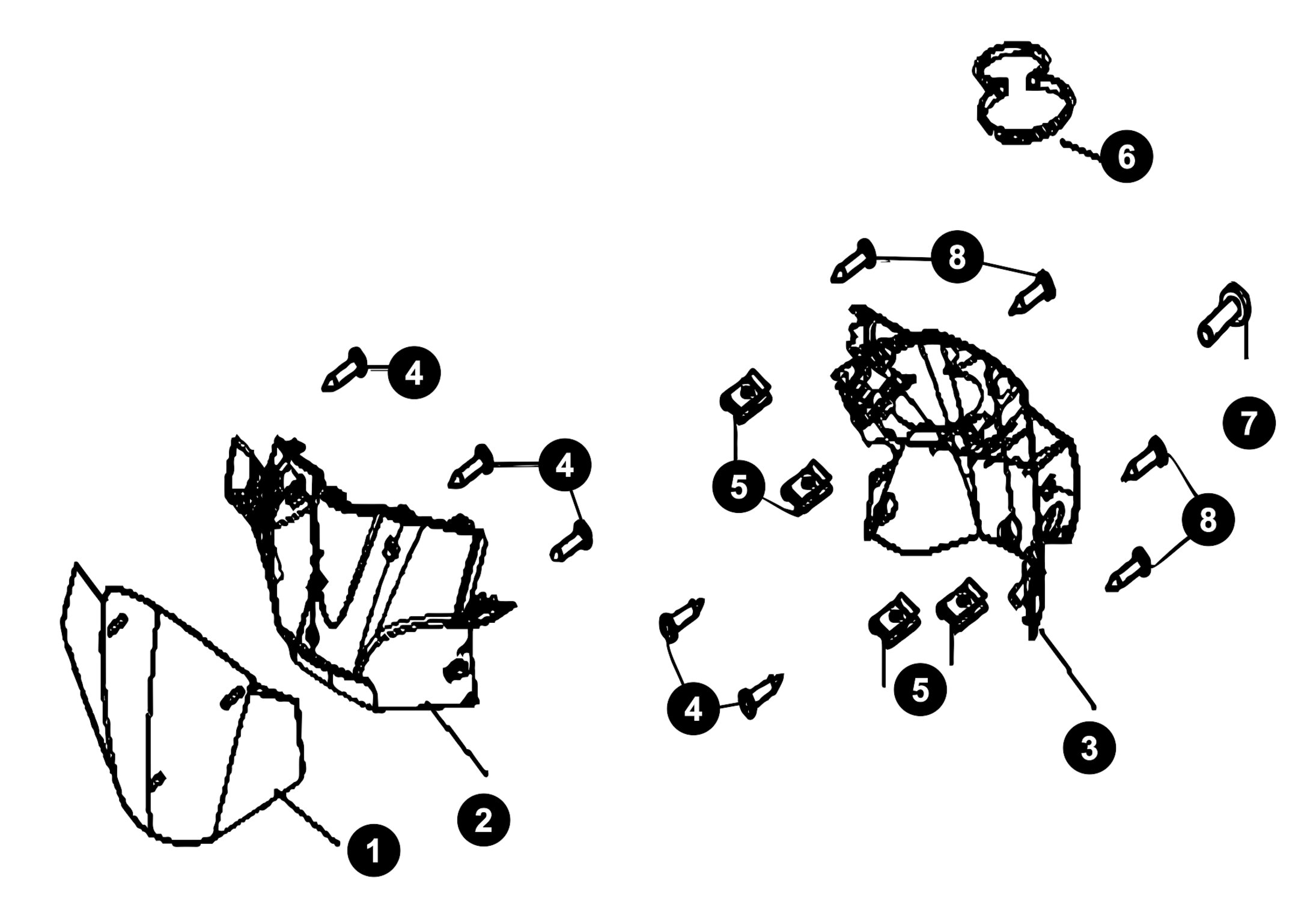 Image of Generic Ideo Ersatzteile Lenkerverkleidung